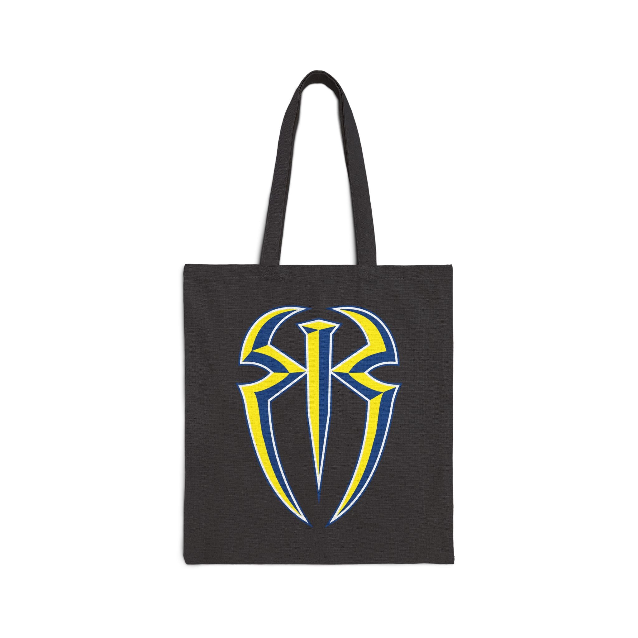 Roman Reigns White-Yellow-Blue Design, Sports Fan Tote Bag, Unisex , Gift Tote Bag for Him-Her