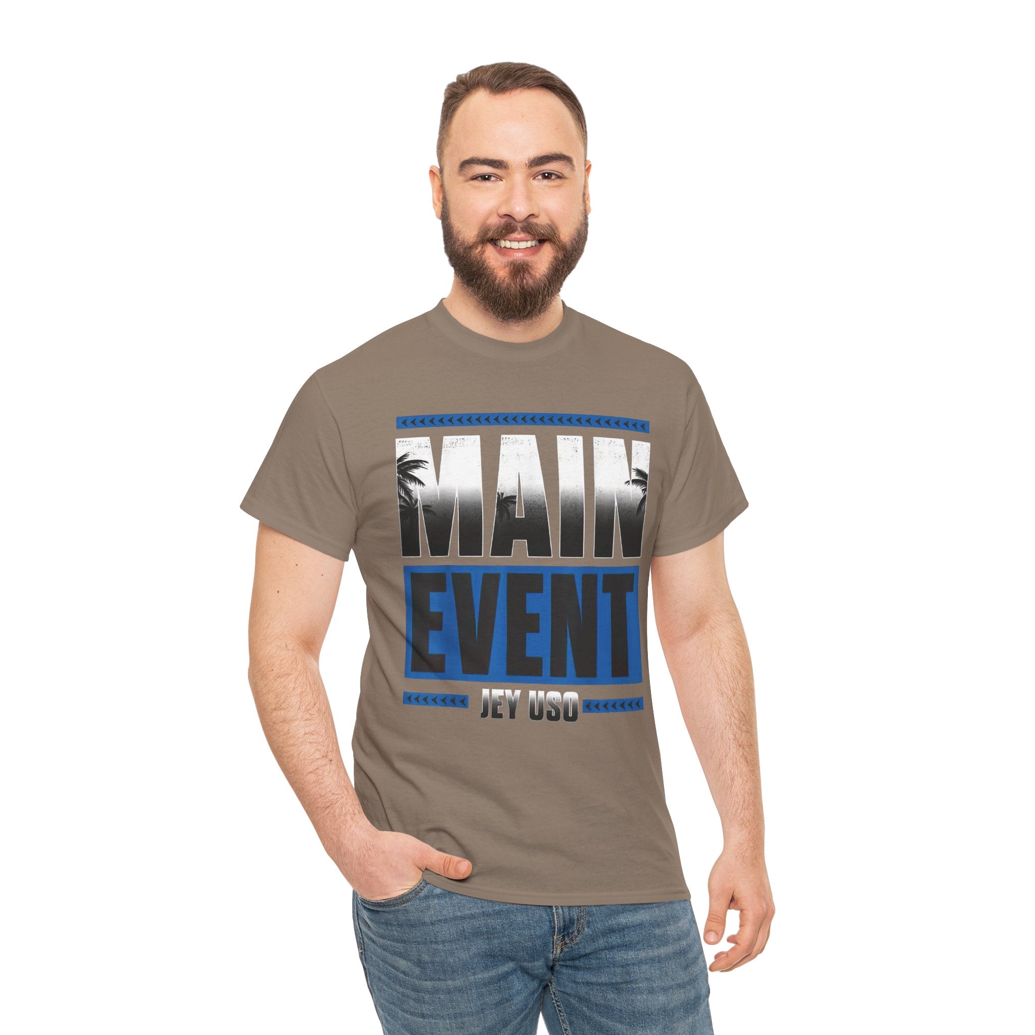 Main Event Uso Wrestling T-Shirt, Heavy Cotton Tee, Unisex Shirt, Wrestling Fan Gift, Graphic Tee