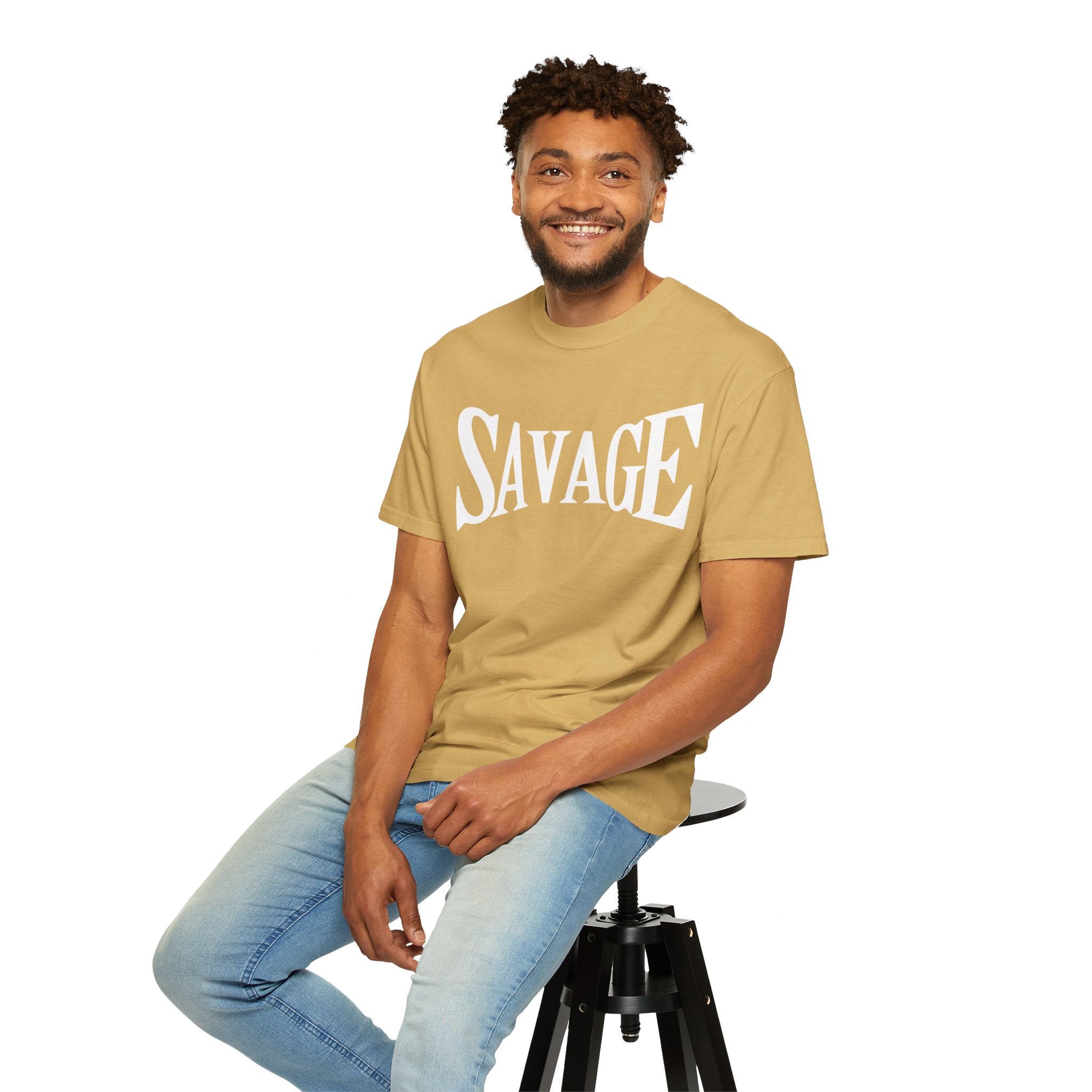 Savage, Graphic Design Unisex T-shirt, Casual Cotton Outwear, Gift for Him- Gift for Her, Stylish Tee, Cool Shirt, Trendy Apparel, Comfortable Top,