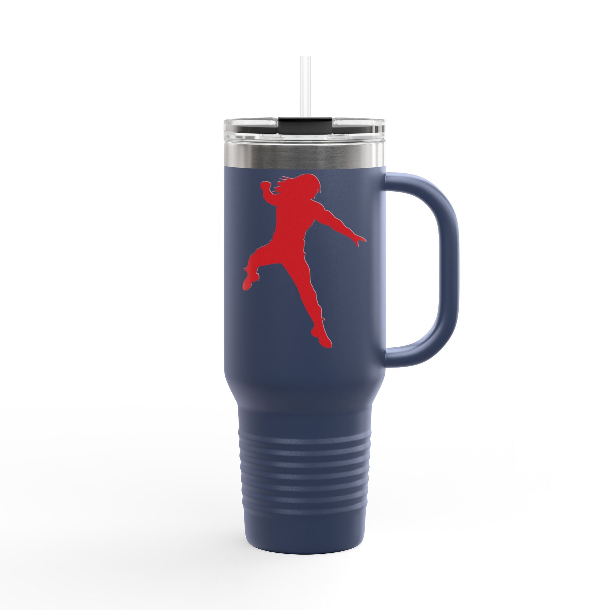 Roman Reigns Jump Red Graphic Design,  Insulated Travel Mug, Gift for Her Gift for Him - 40oz, Gift for Her, Gift for Him