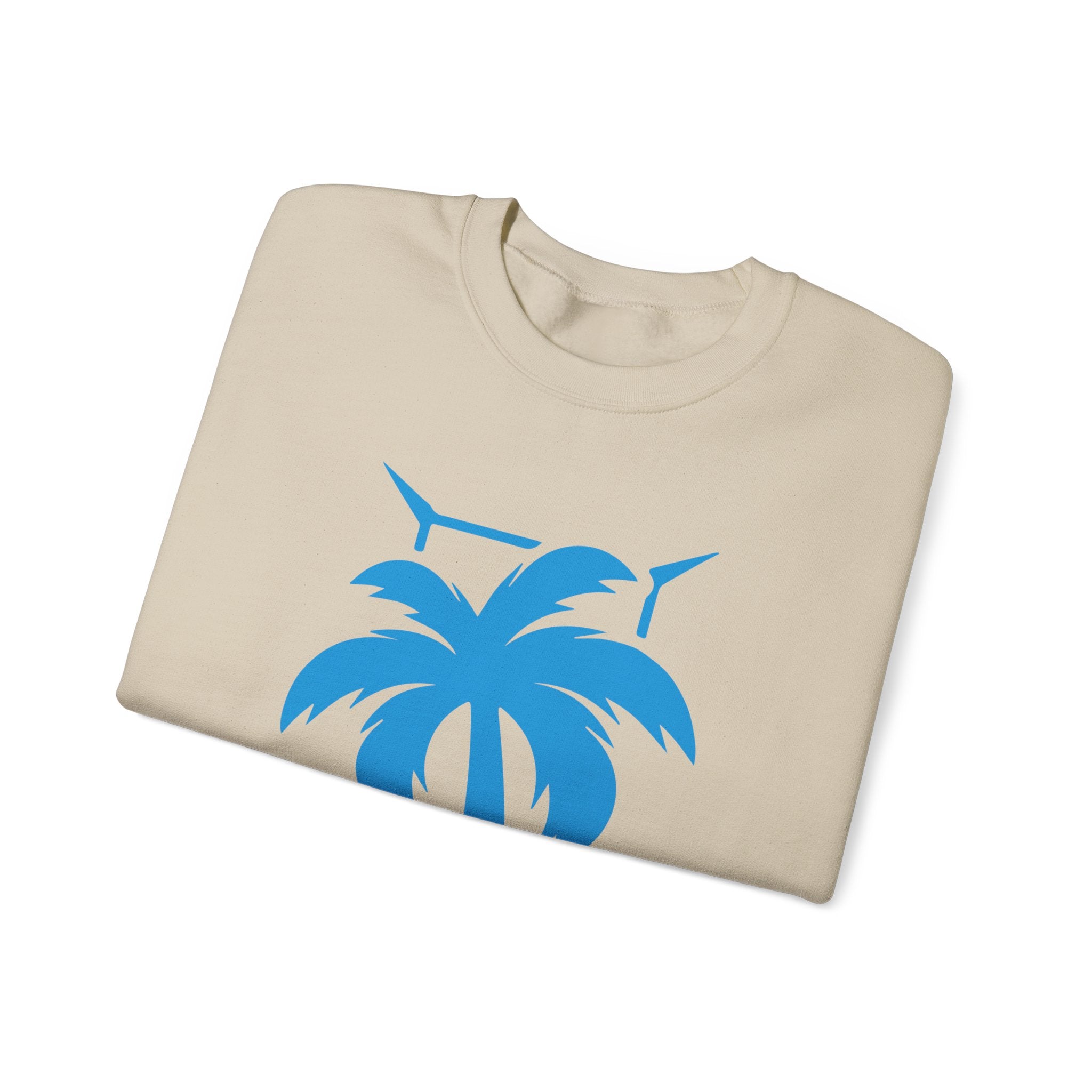 Palm Tree Design Jey Uso Sweatshirt, Wrestling Fan Unisex Sweatshirt - Gift for Him or Her, Casual Outwear, Heavy Blend Crewneck Sweatshirt