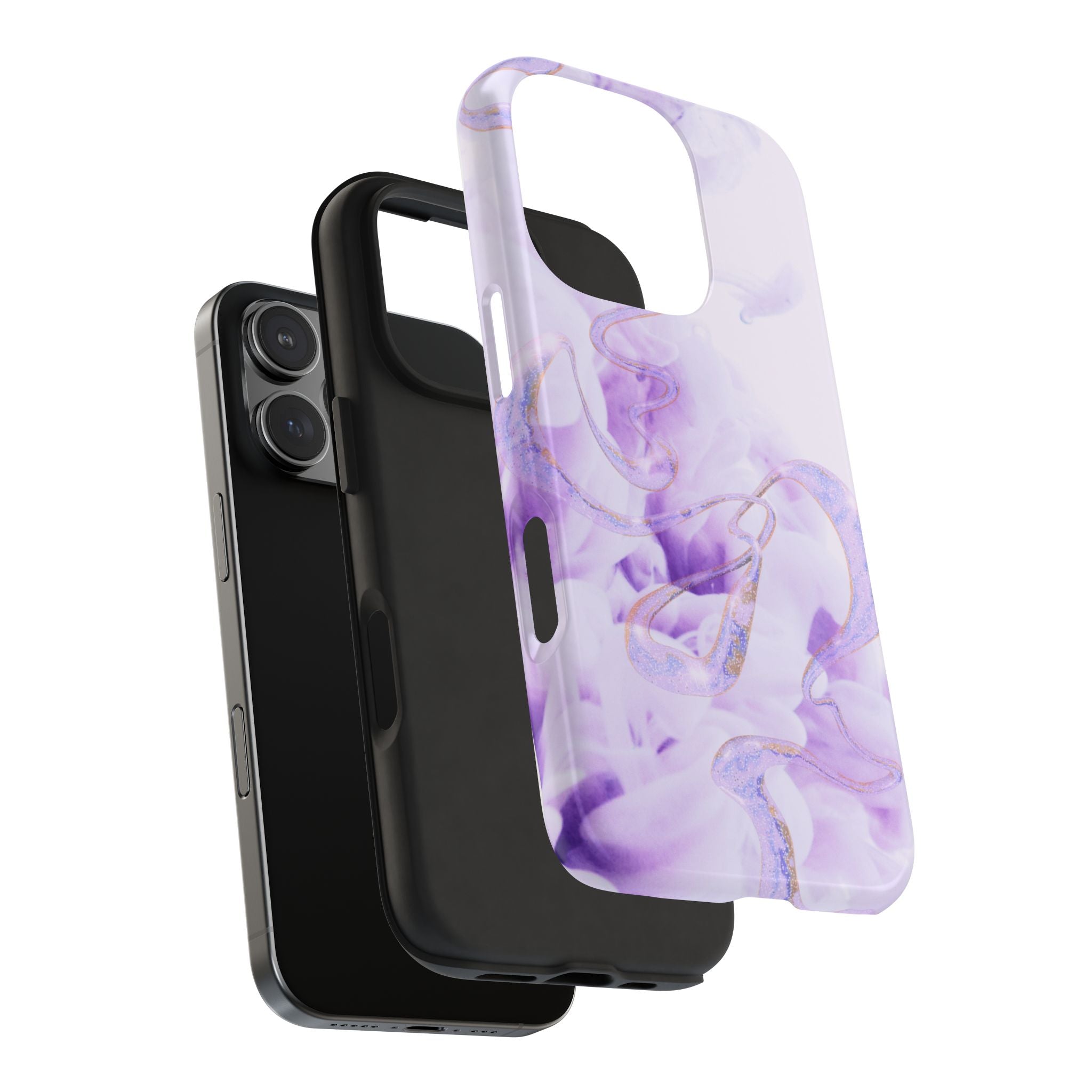 Abstract Purple Fluid Design, Elegant Phone Cases, Stylish Phone Covers, Chic Phone Protectors, Fashionable Case for Her, Trendy Smartphone Accessories