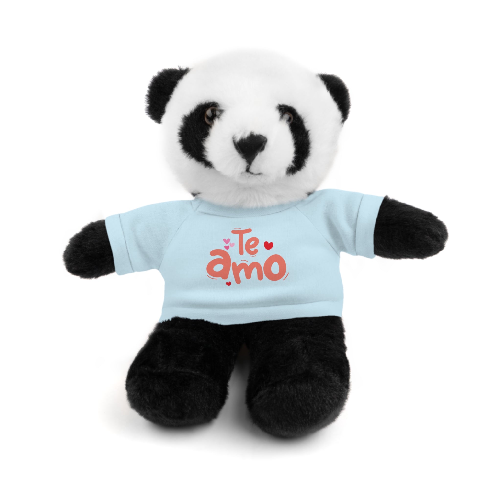 Cute Teddy Bear Plushy, Te Amo, Stuffed Animals Shirt Printed, Suitable for Soft Valentine's Day Gift