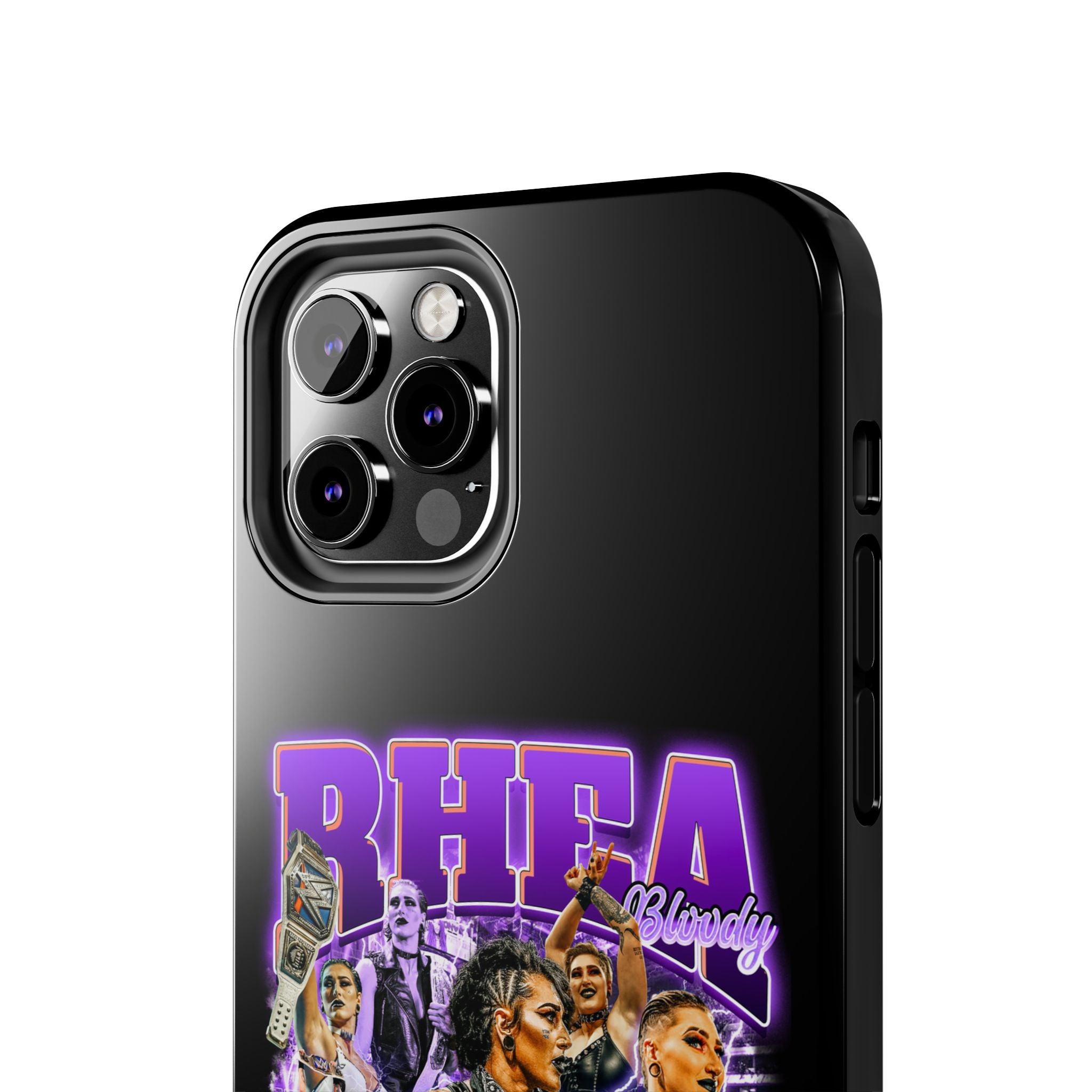 Rhea Ripley Graphic Portrait Design, iPhone and Samsung Case Cool Graphic Sports Fan Phone Case