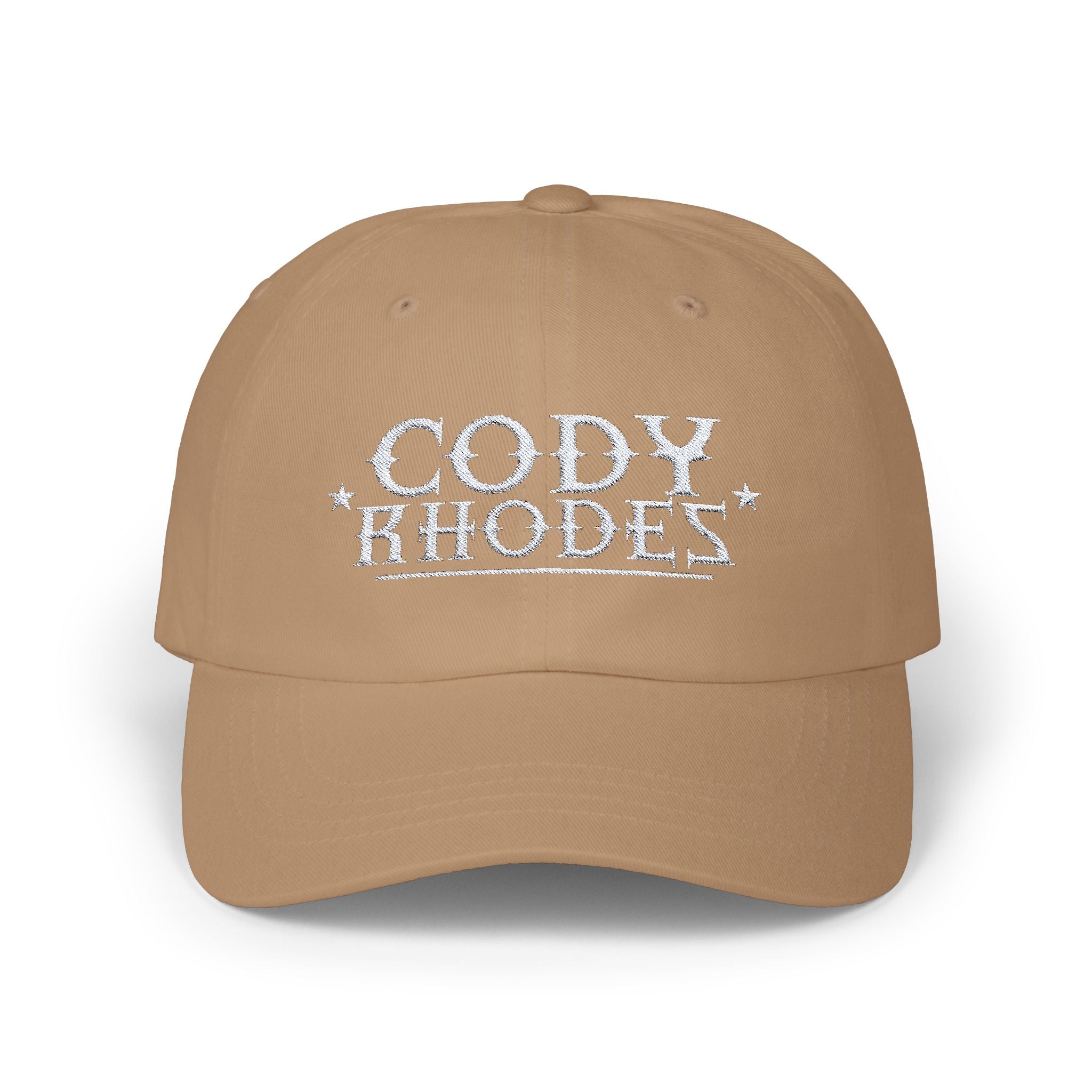 Cody Rhodes Graphic Text White Design, Sports Fan, Wrestling Dad Cap for Her and Him - Unisex Classic