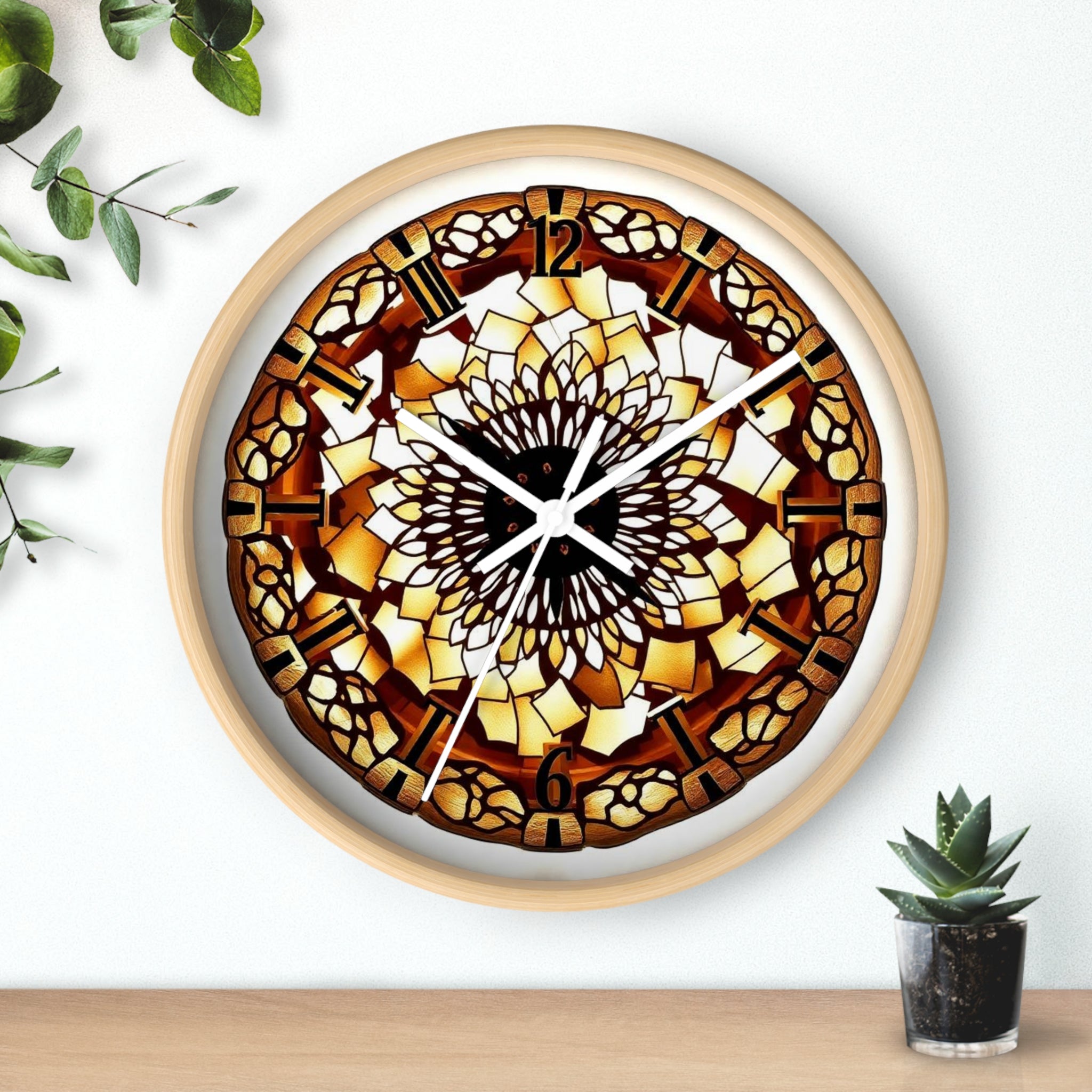 Light Art Abstract Design Elegant Wall Clock, Home Decor, Wall Art