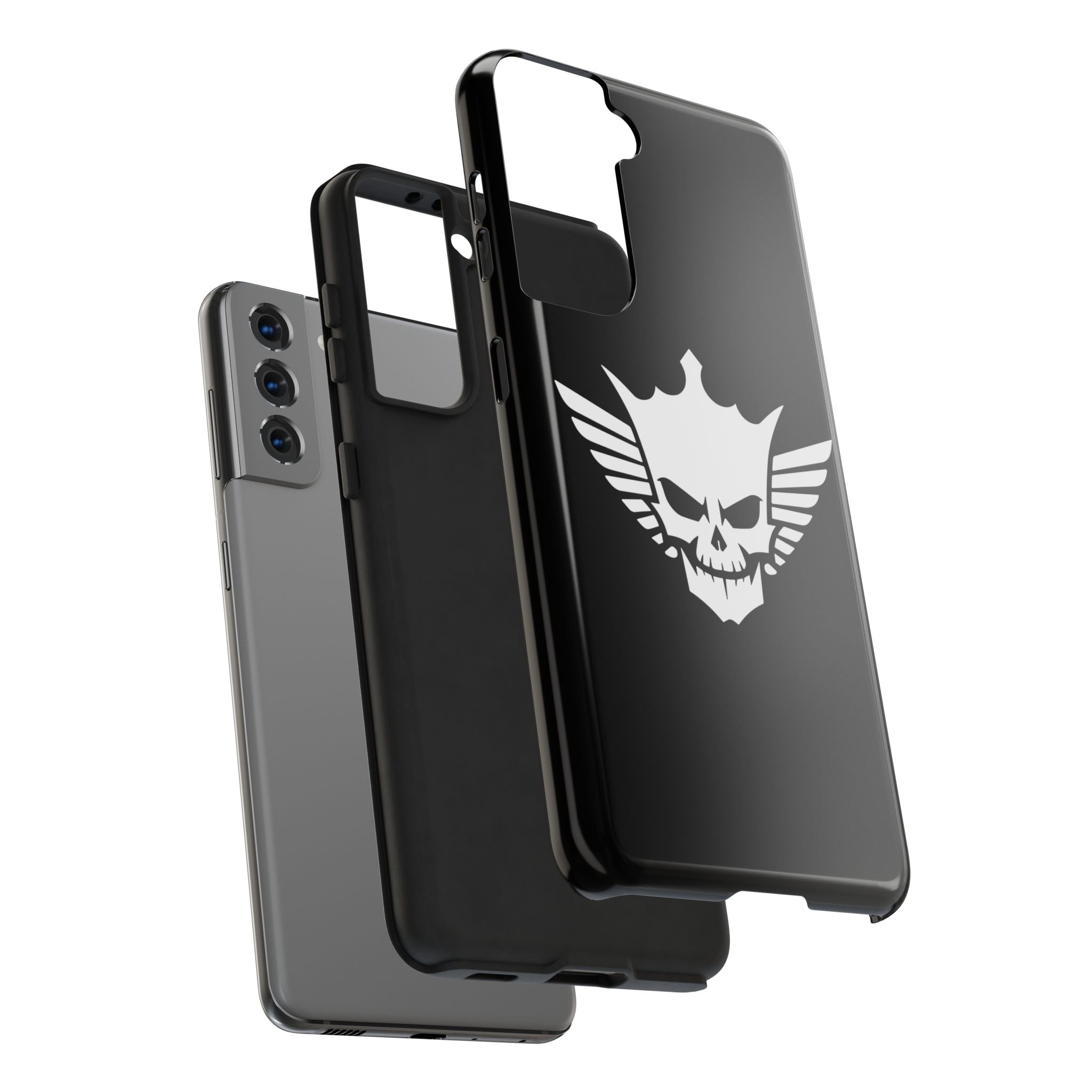 Cody Rhodes White Skull Design, iPhone and Samsung Case Cool Graphic Sports Fan Phone Case