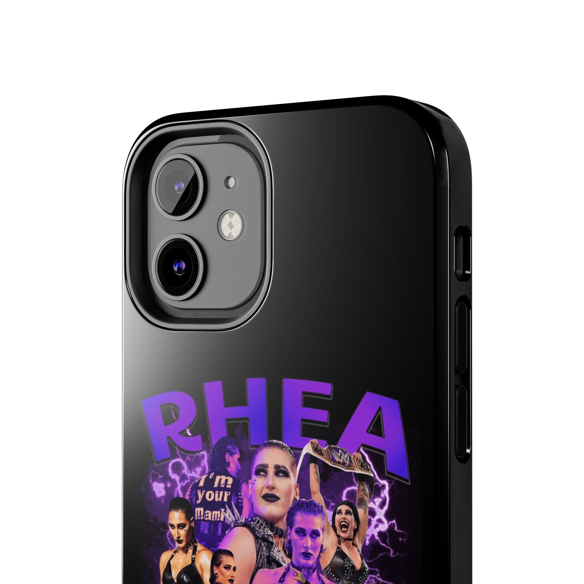 Rhea Ripley Graphic Portrait Design, iPhone and Samsung Case Cool Graphic Sports Fan Phone Case