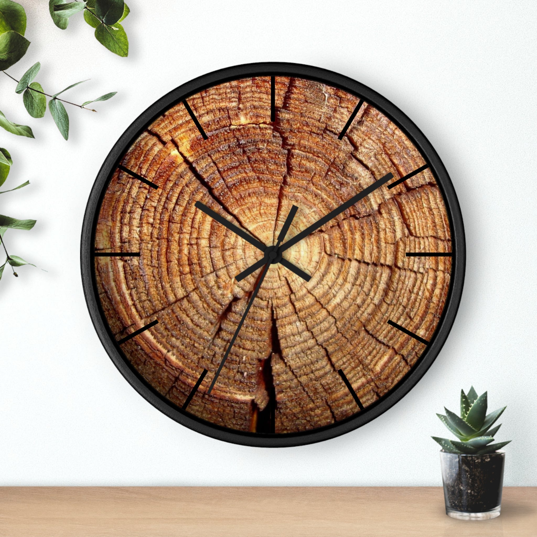 Wood Elegant Wall Clock, Home Decor, Wall Art, Modern Decor for Home, Office, and Living Room