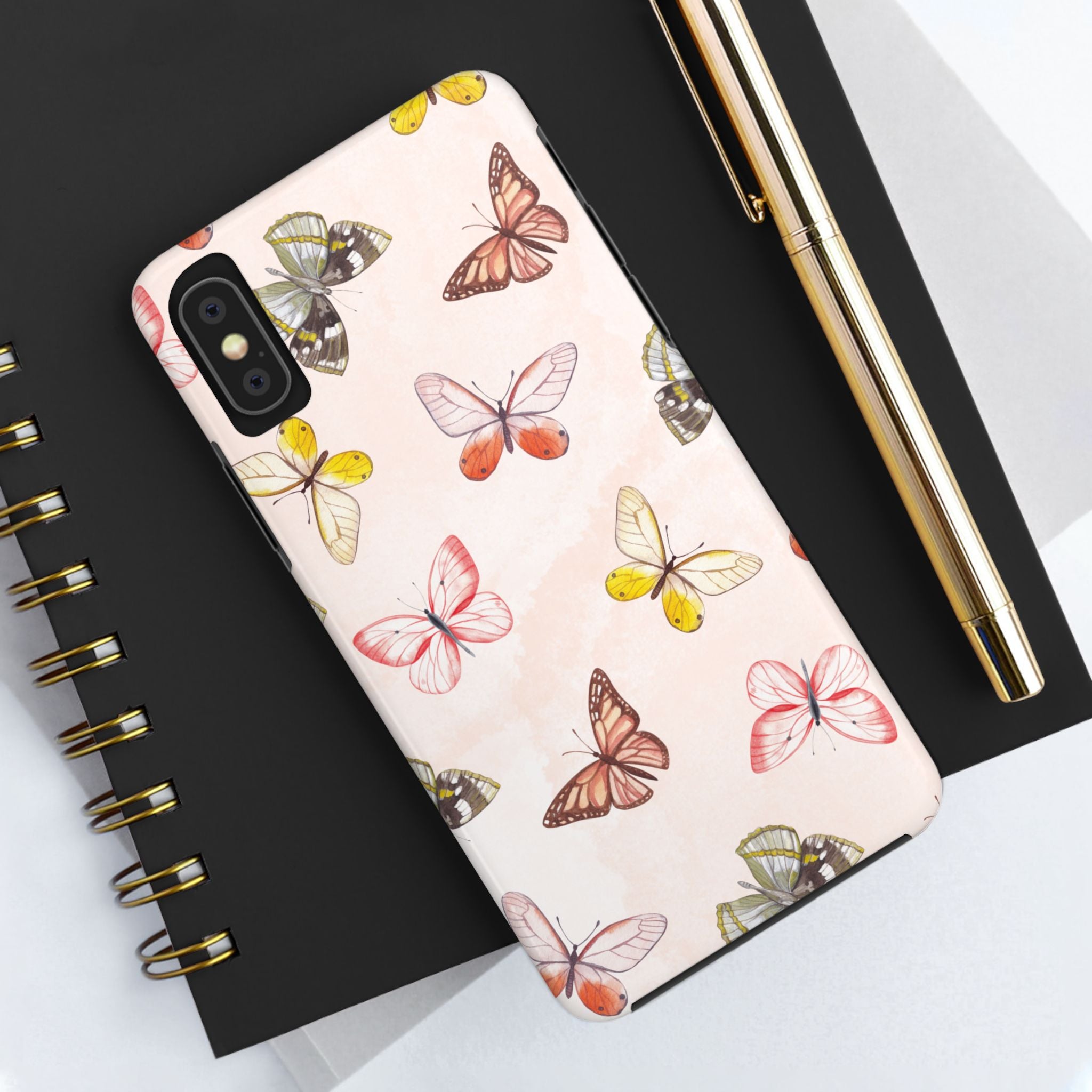 Pink Butterflies, Elegant Phone Cases, Stylish Phone Covers, Chic Phone Protectors, Fashionable Case for Her, Trendy Smartphone Accessories