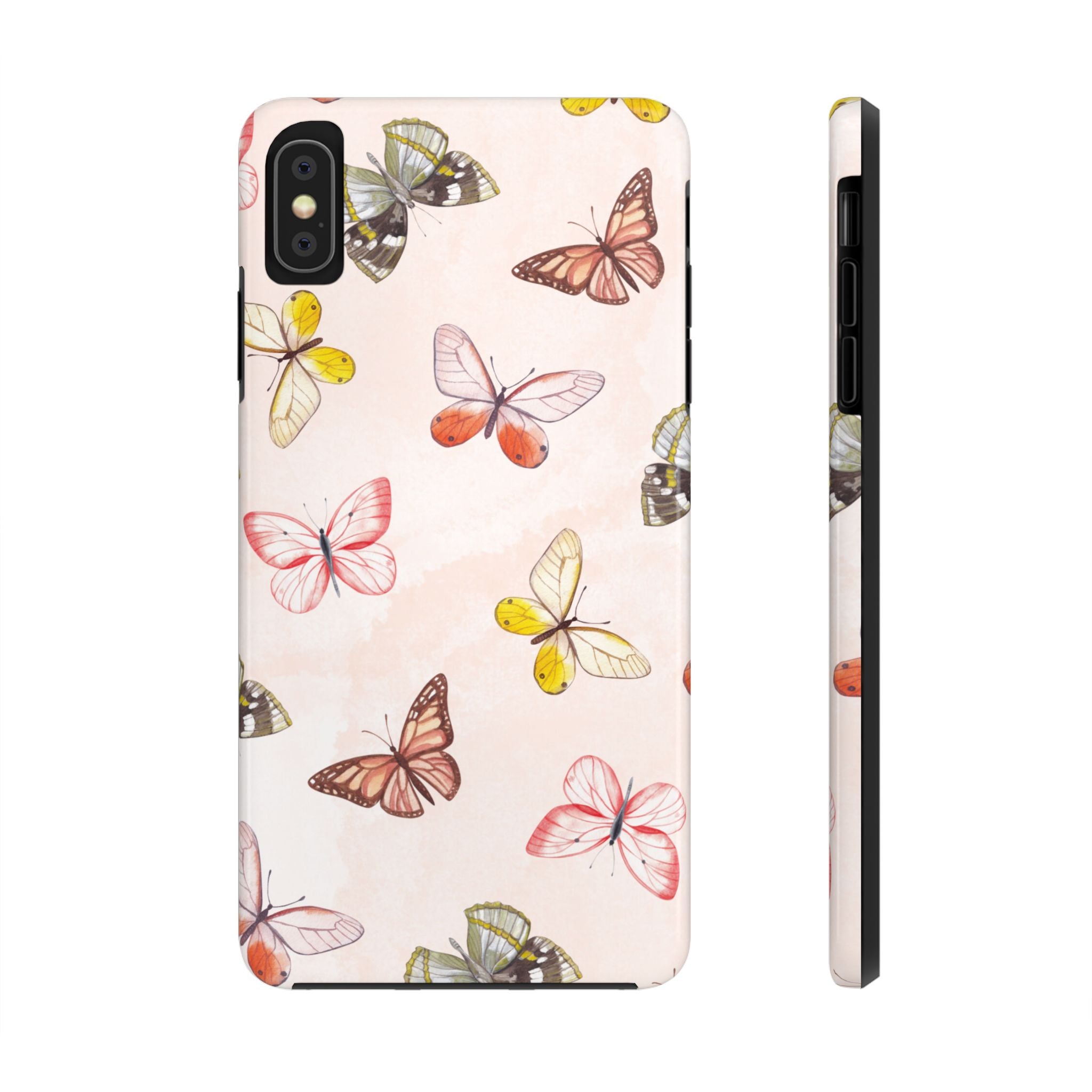 Pink Butterflies, Elegant Phone Cases, Stylish Phone Covers, Chic Phone Protectors, Fashionable Case for Her, Trendy Smartphone Accessories