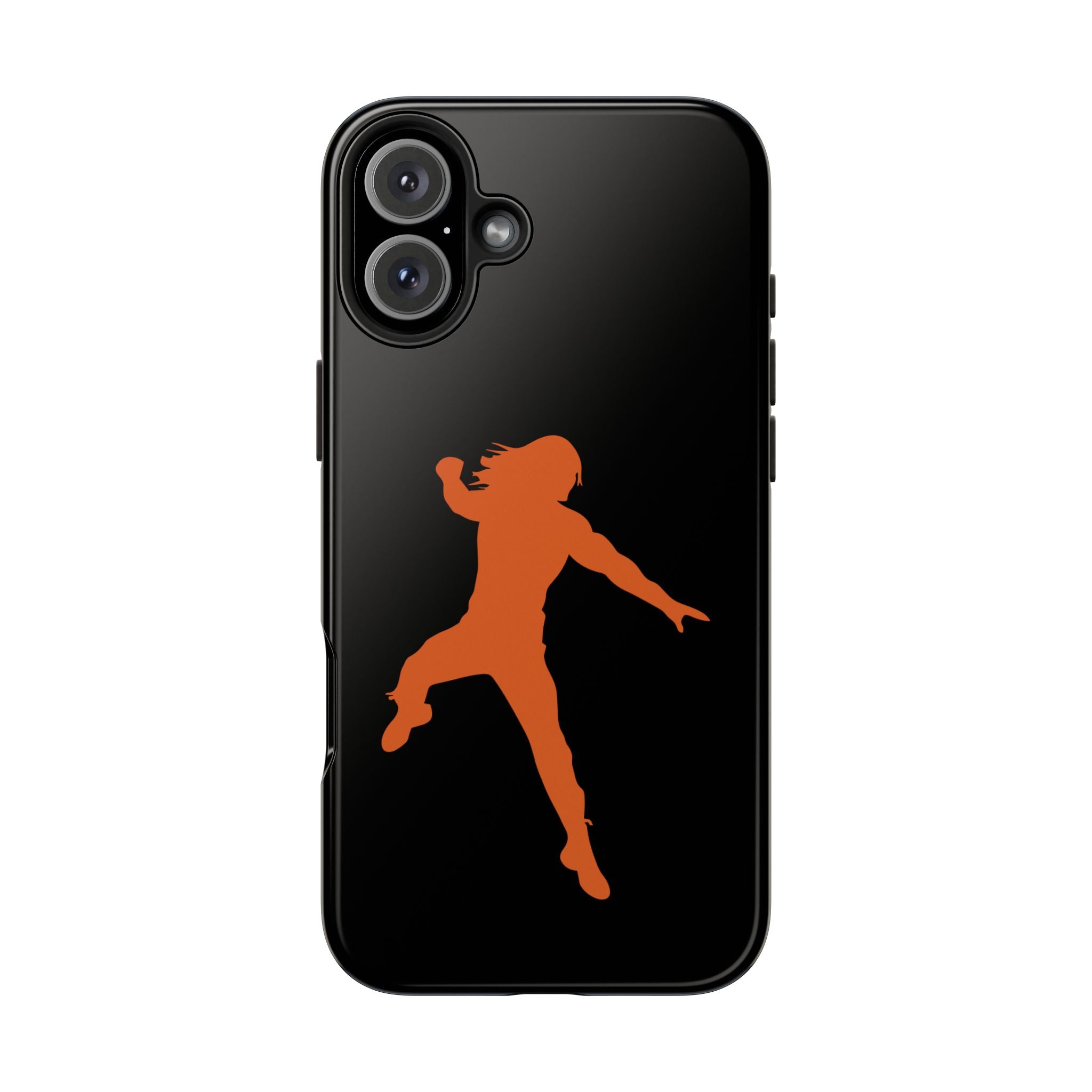 Roman Reigns Jump Orange Graphic Design, iPhone and Samsung Case Cool Graphic Sports Fan Phone Case