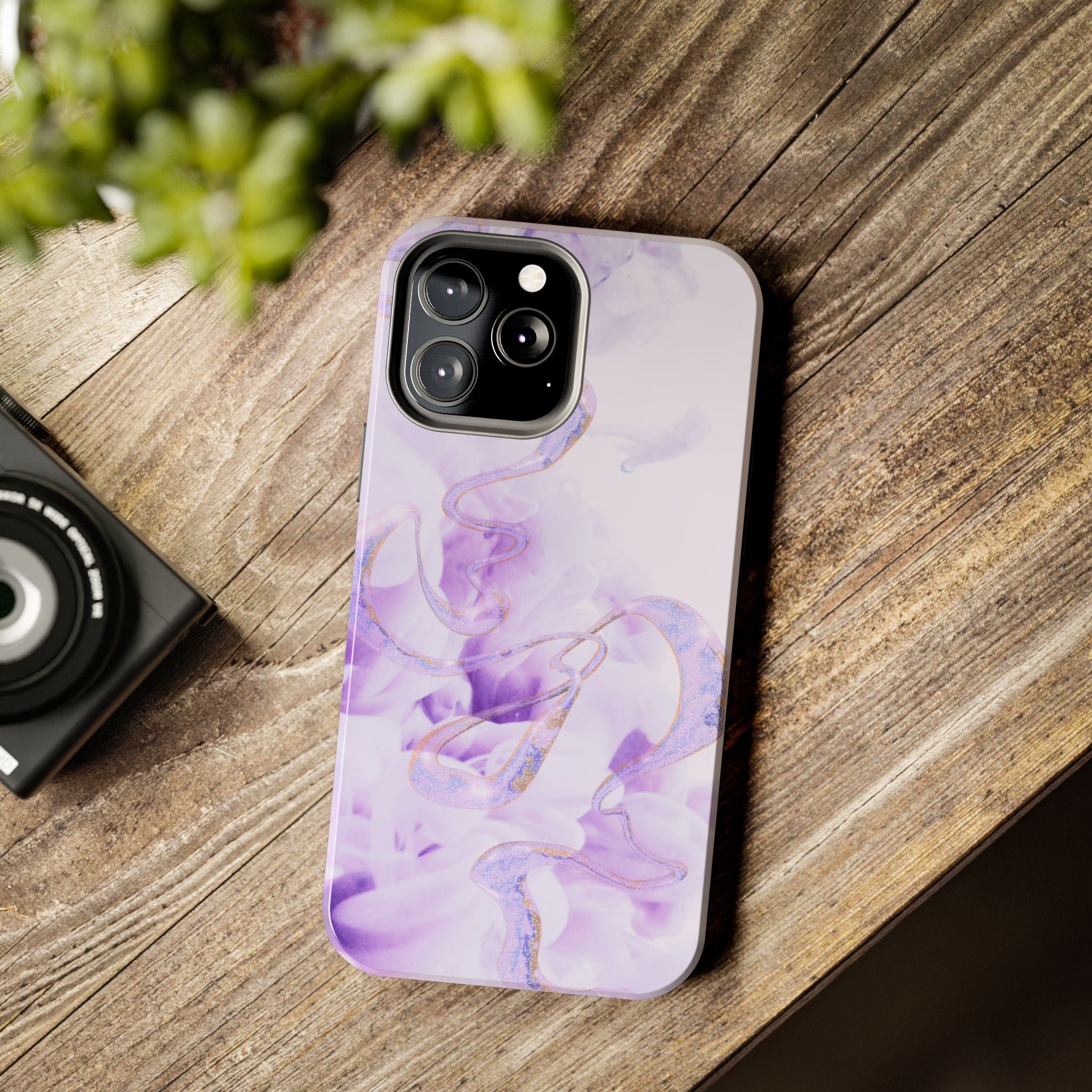 Abstract Purple Fluid Design, Elegant Phone Cases, Stylish Phone Covers, Chic Phone Protectors, Fashionable Case for Her, Trendy Smartphone Accessories