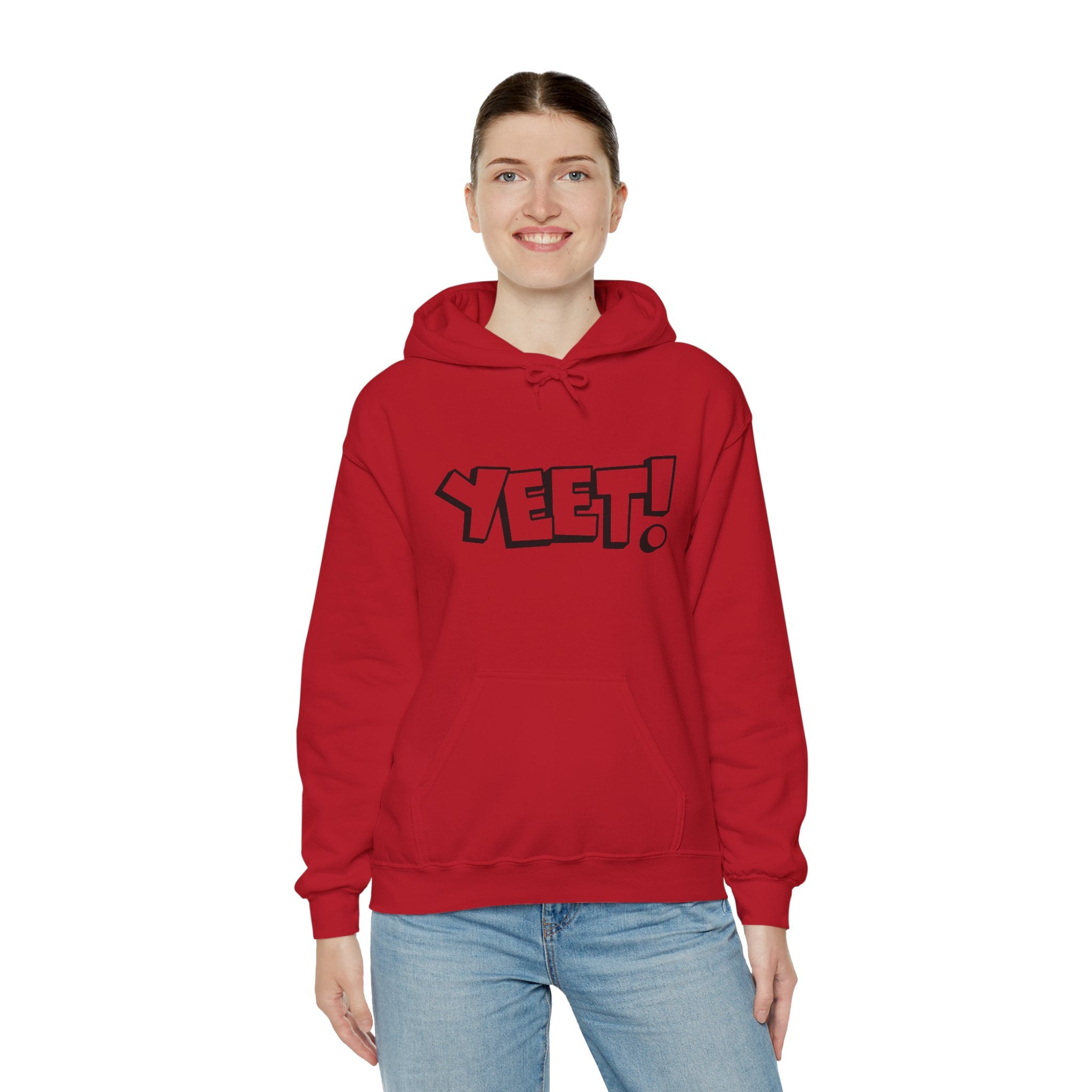 Yeet Graphic Hoodies, Gift for Her - Gift for Him, Sports Fan Wrestling Unisex Hooded Sweatshirt, Casual Outwear