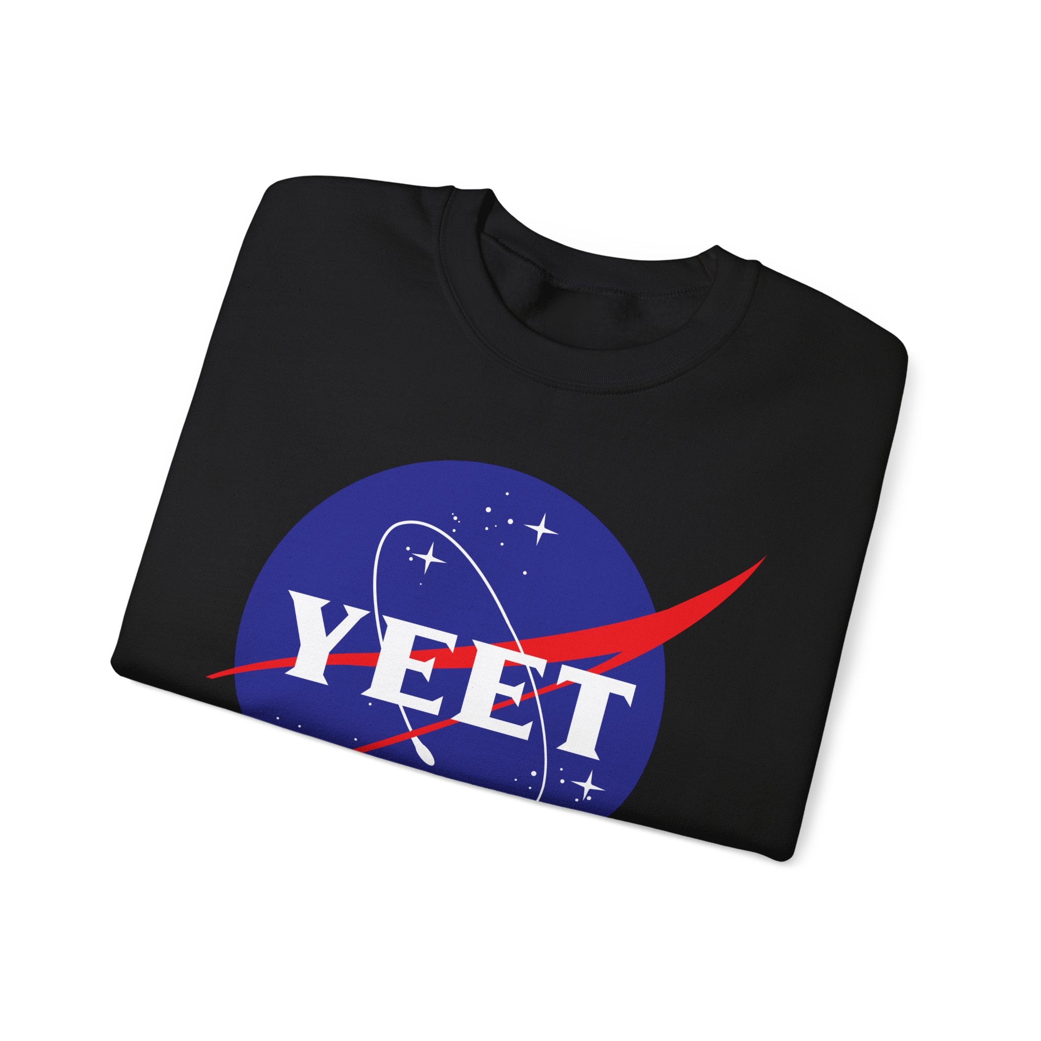 Yeet Nasa Sweatshirt  Design, Sports Sweatshirt, Wrestling Fan Unisex Sweatshirt - Gift for Him or Her, Casual Outwear, Heavy Blend Crewneck Sweatshirt