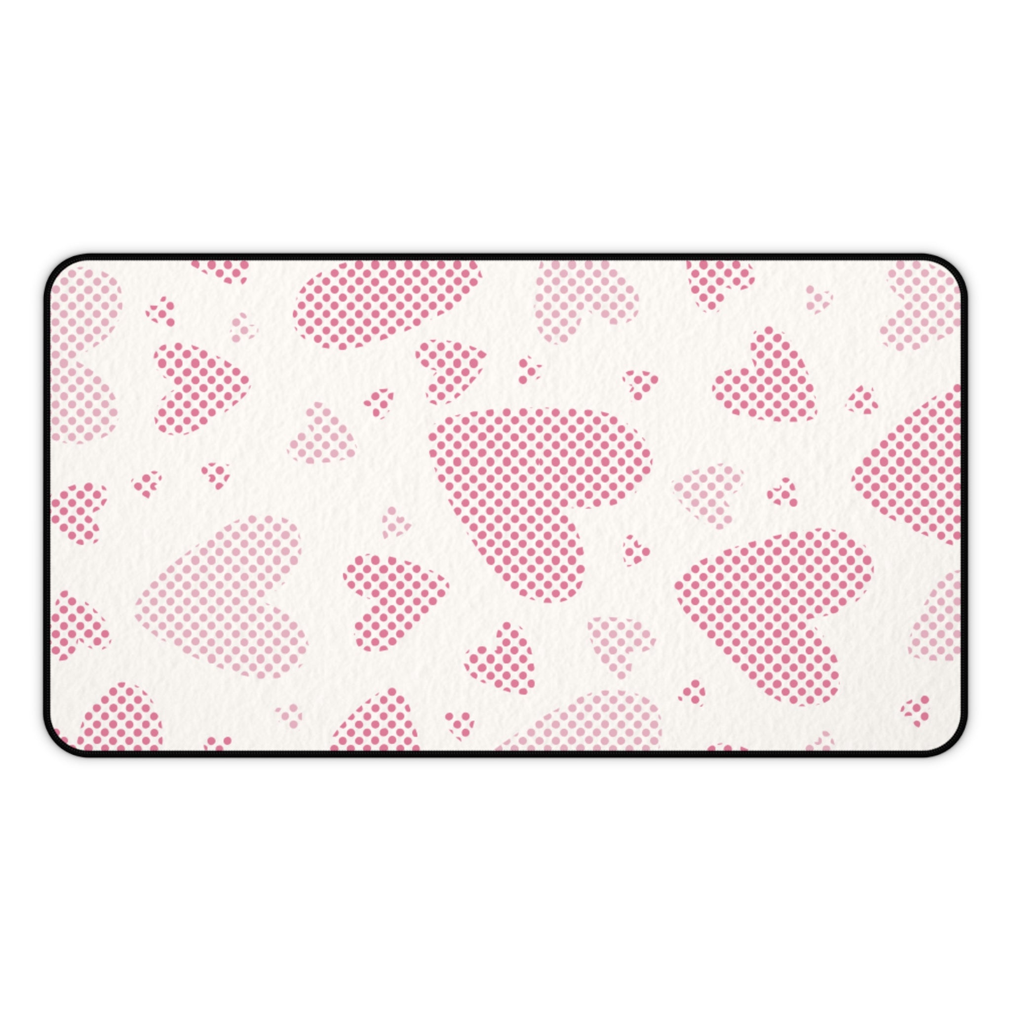 Love Zoom, Valentines Gift, Mouse Pad, Desk Matt for Desktop, Cute Desk Pad Mat, XXL Large Mouse Pad for Desk, Anti-Slip Big Mousepad with Stitched Edges, Keyboard Pad Mouse Mat for Computer