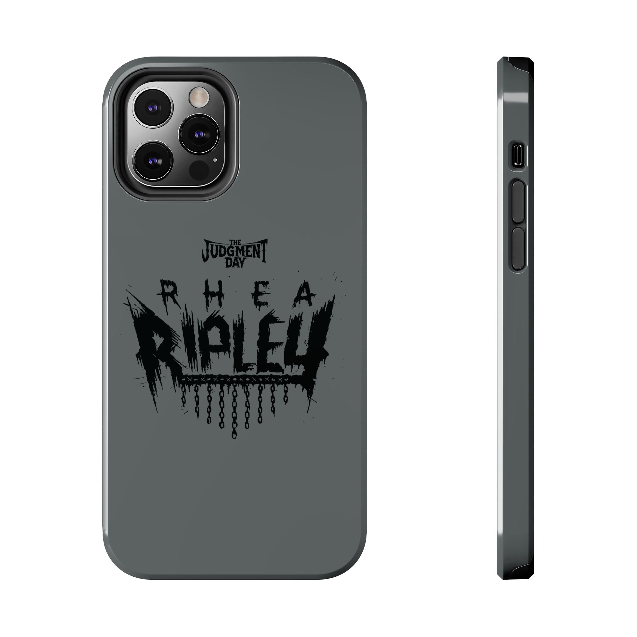 Rhea Ripley Black Graphic Design, iPhone and Samsung Case Cool Graphic Sports Fan Phone Case