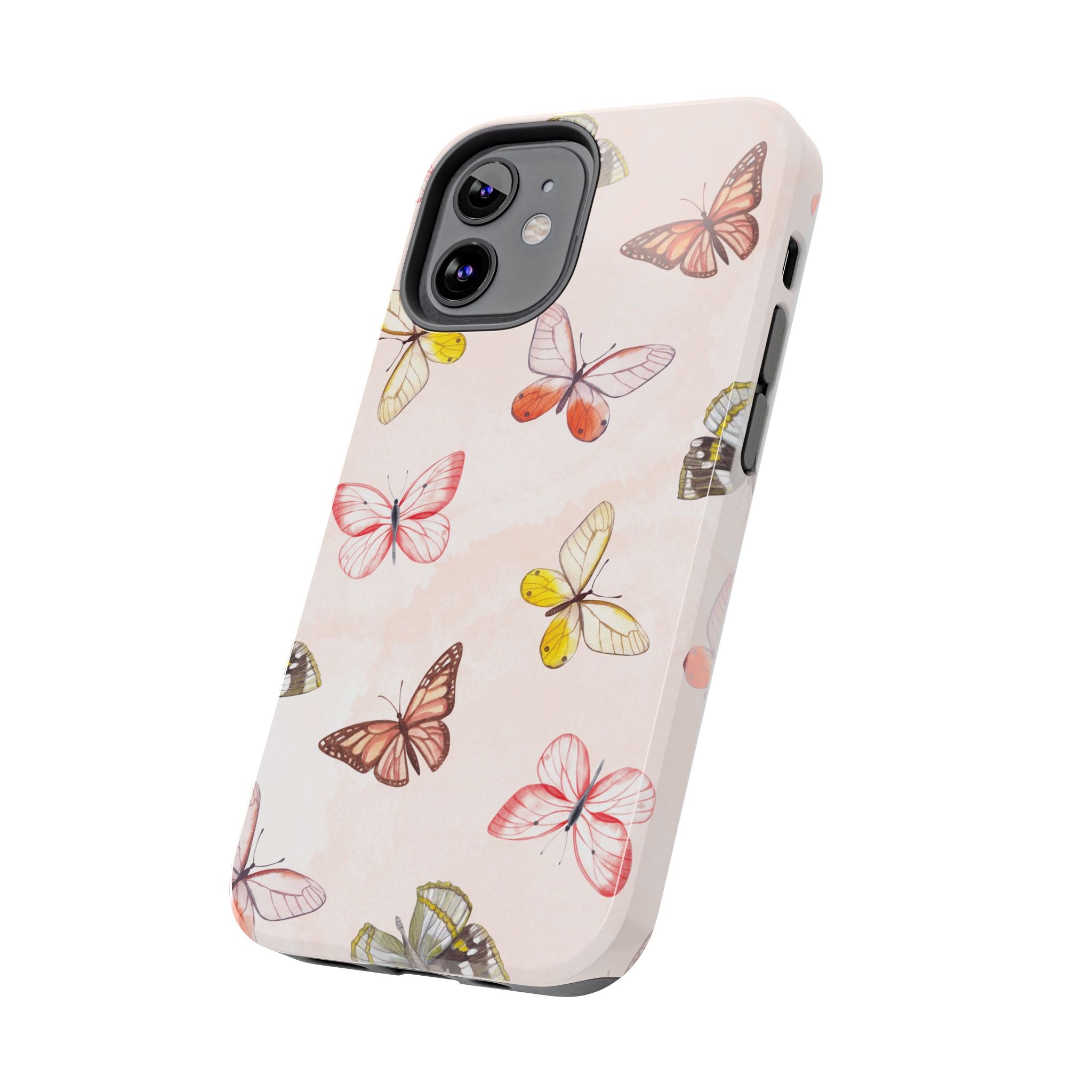 Pink Butterflies, Elegant Phone Cases, Stylish Phone Covers, Chic Phone Protectors, Fashionable Case for Her, Trendy Smartphone Accessories