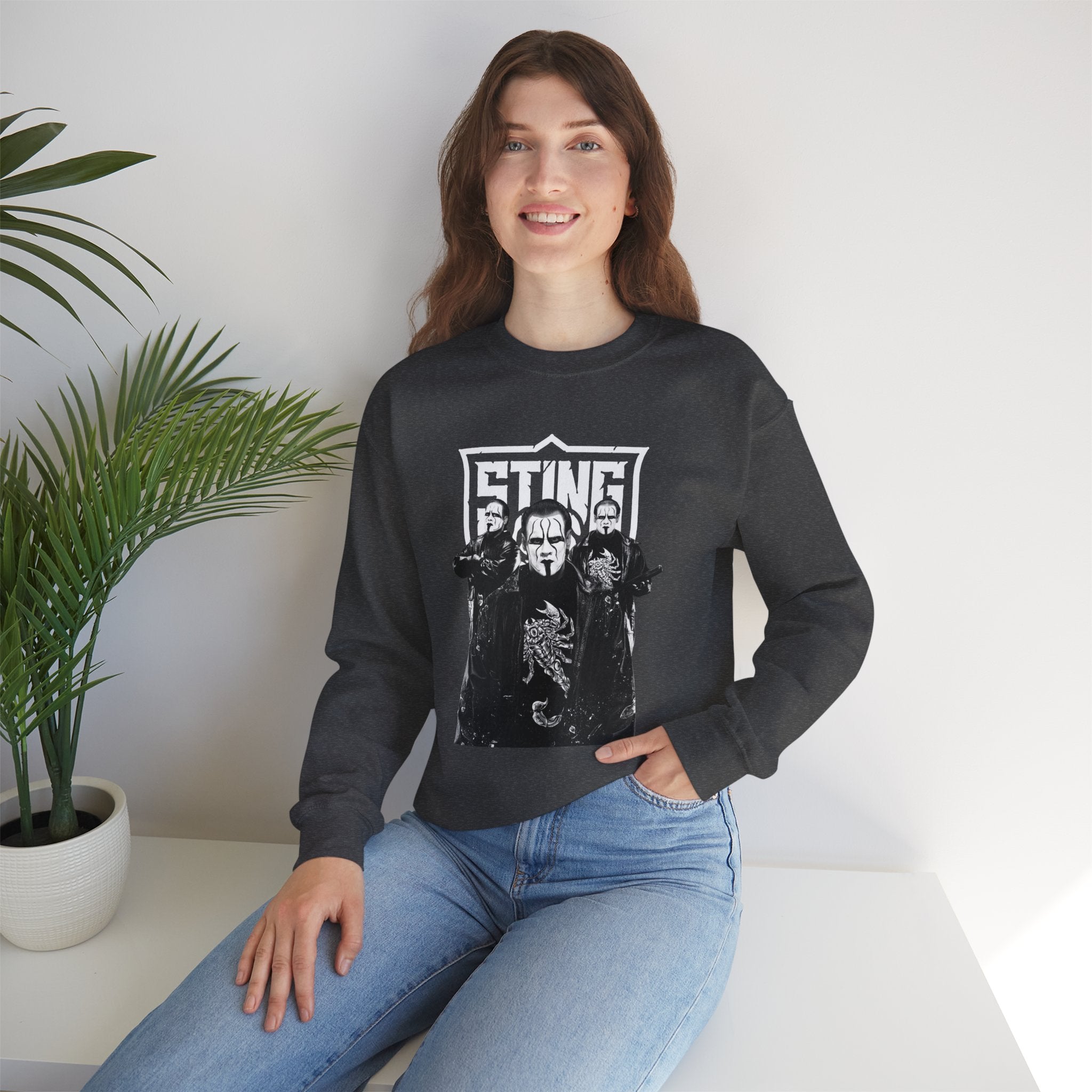 Sting Sweatshirt  Design, Sports Sweatshirt, Wrestling Fan Unisex Sweatshirt - Gift for Him or Her, Casual Outwear, Heavy Blend Crewneck Sweatshirt