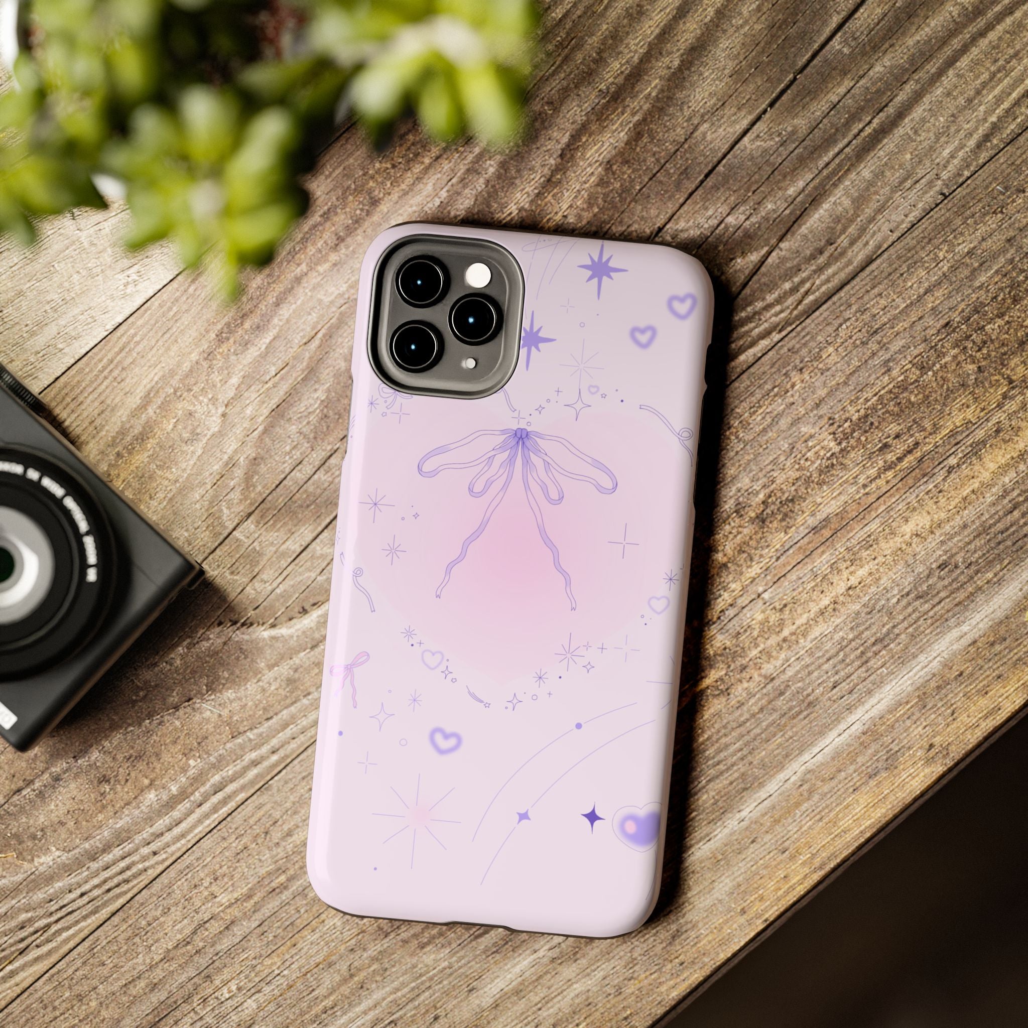 Pink Purple Delicate Fine Line Design, Elegant Phone Cases, Stylish Phone Covers, Chic Phone Protectors, Fashionable Case for Her, Trendy Smartphone Accessories