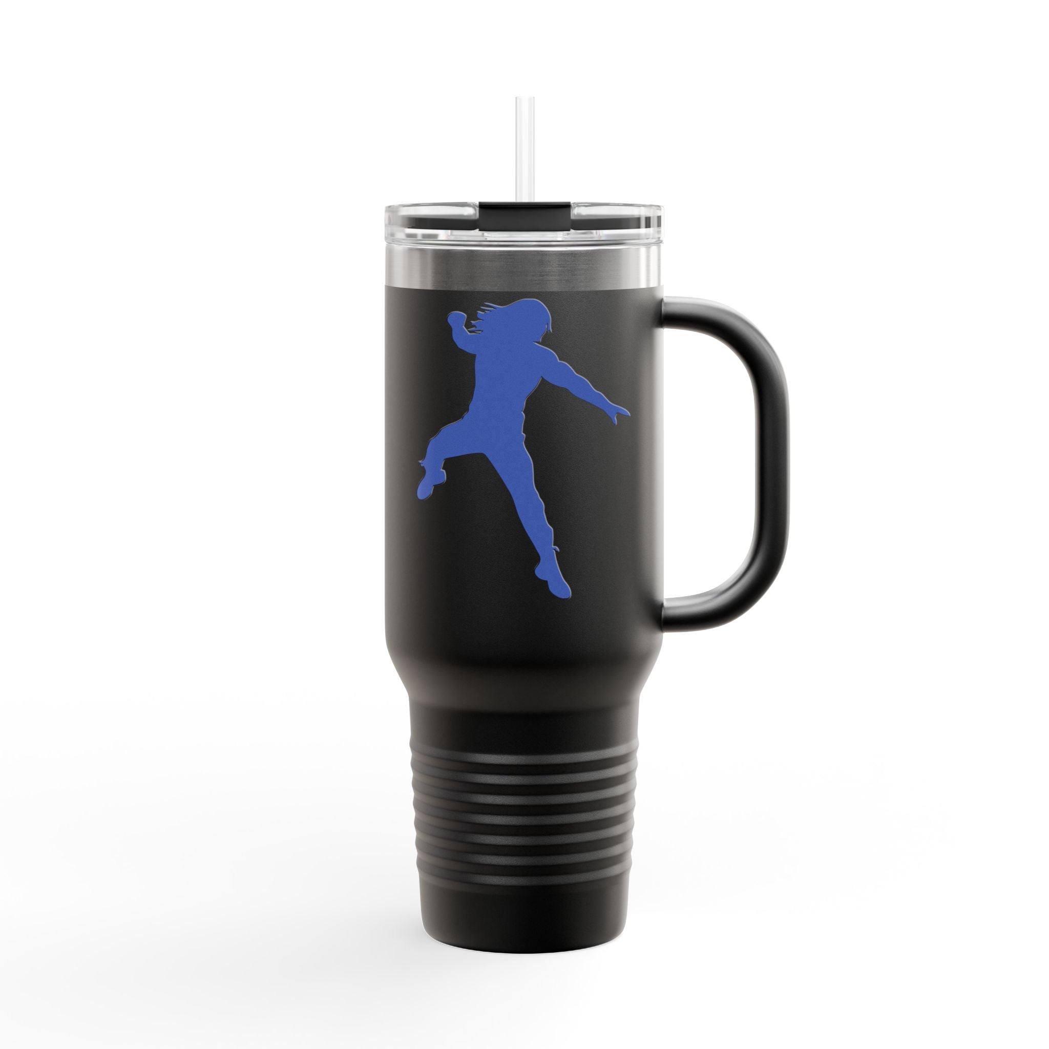 Roman Reigns Jump Blue Graphic Design,  Insulated Travel Mug, Gift for Her Gift for Him - 40oz, Gift for Her, Gift for Him