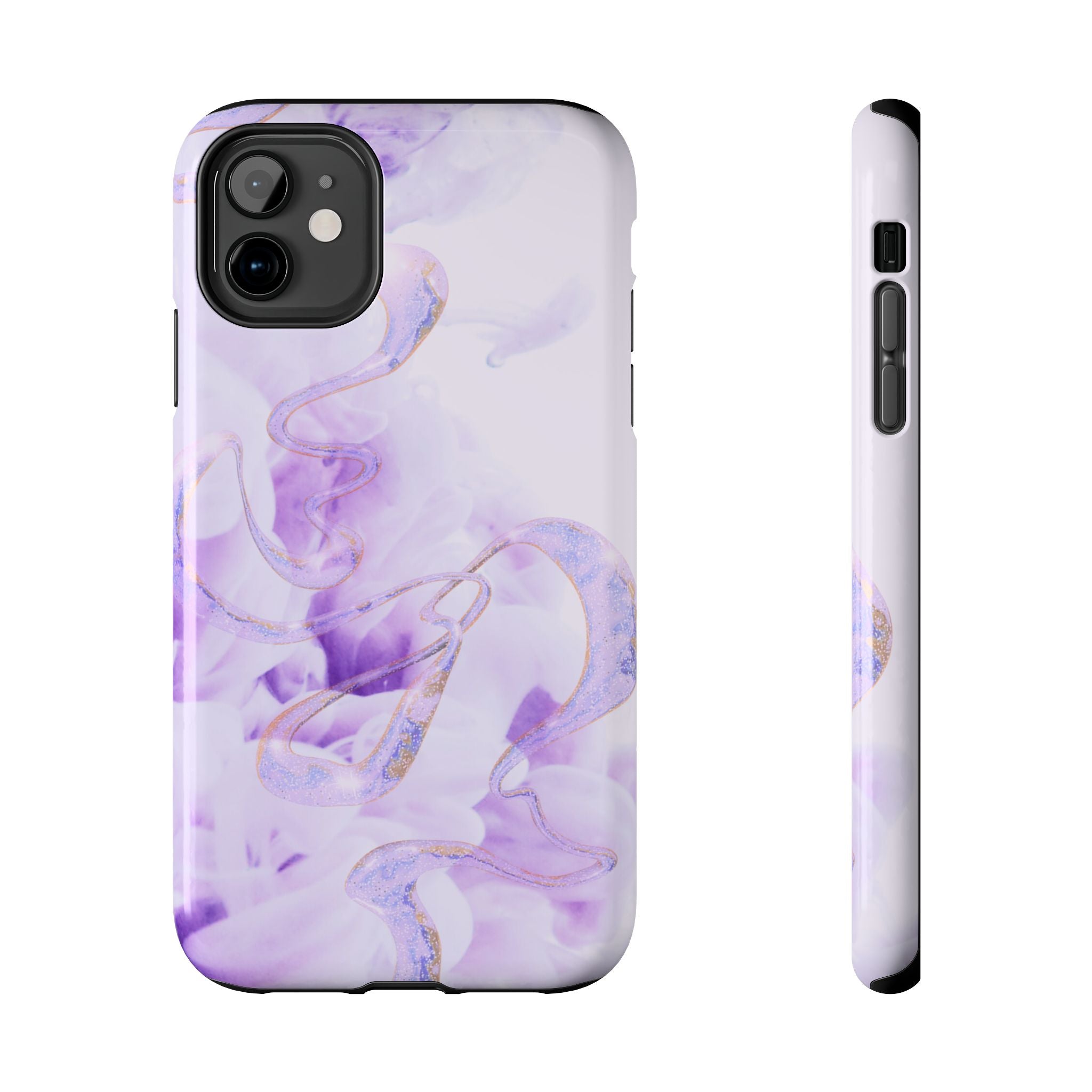 Abstract Purple Fluid Design, Elegant Phone Cases, Stylish Phone Covers, Chic Phone Protectors, Fashionable Case for Her, Trendy Smartphone Accessories