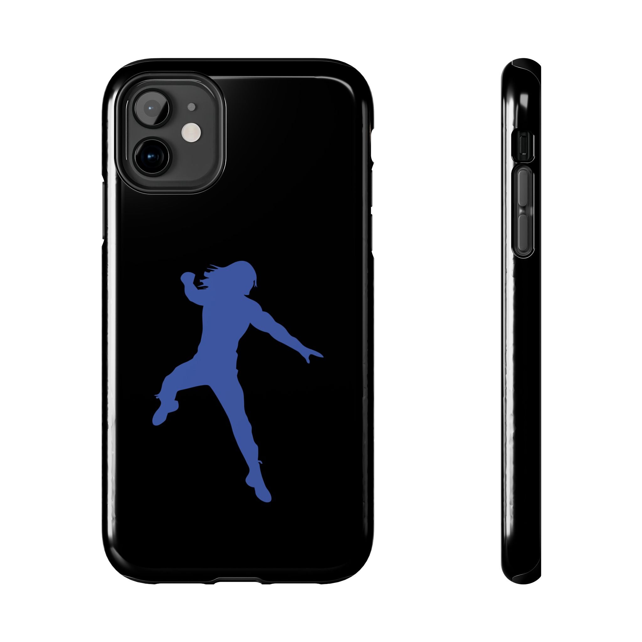 Roman Reigns Jump Blue Graphic Design, iPhone and Samsung Case Cool Graphic Sports Fan Phone Case