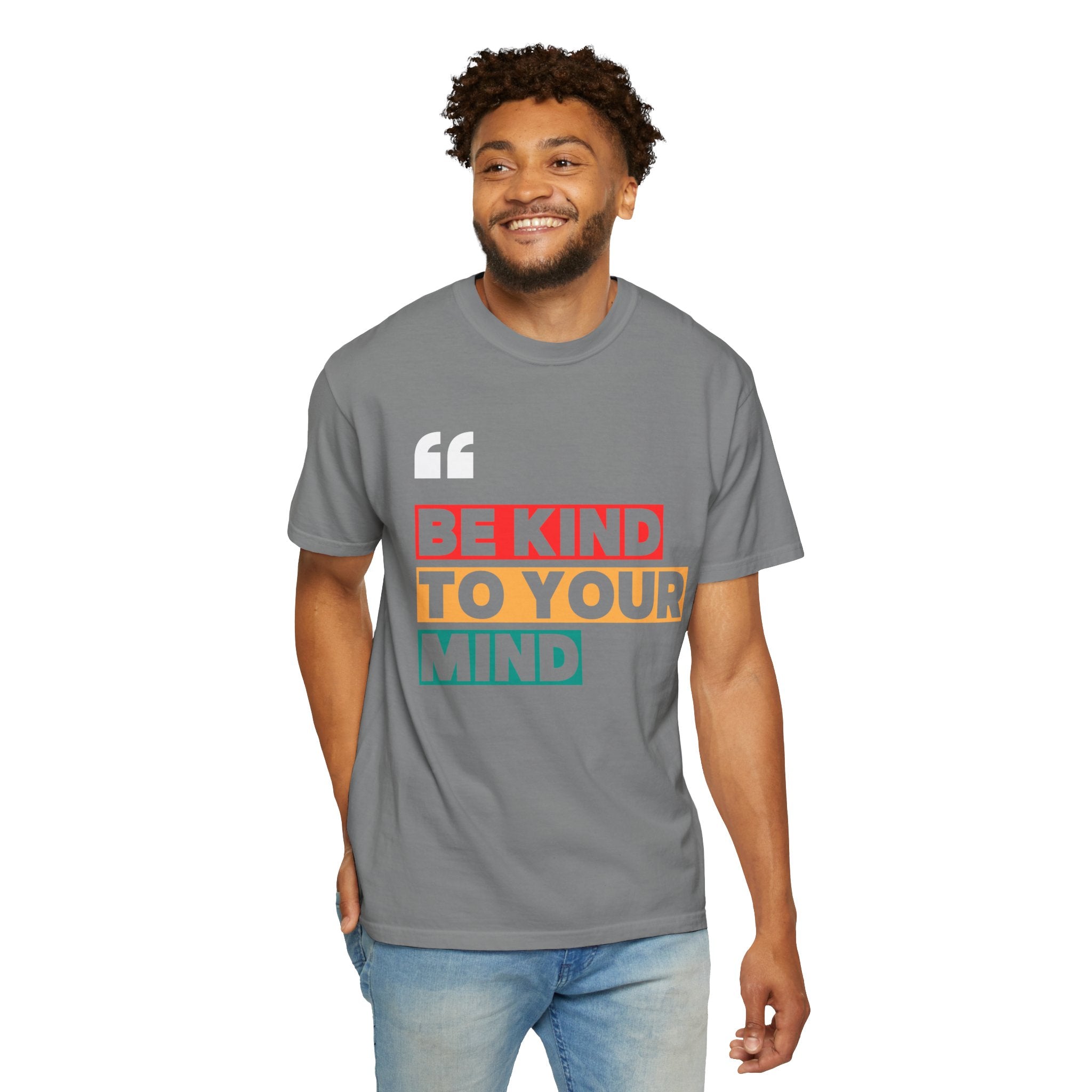 Be Kind to Your Mind, Graphic Design Unisex T-shirt, Casual Cotton Outwear, Gift for Him- Gift for Her, Stylish Tee, Cool Shirt, Trendy Apparel, Comfortable Top,