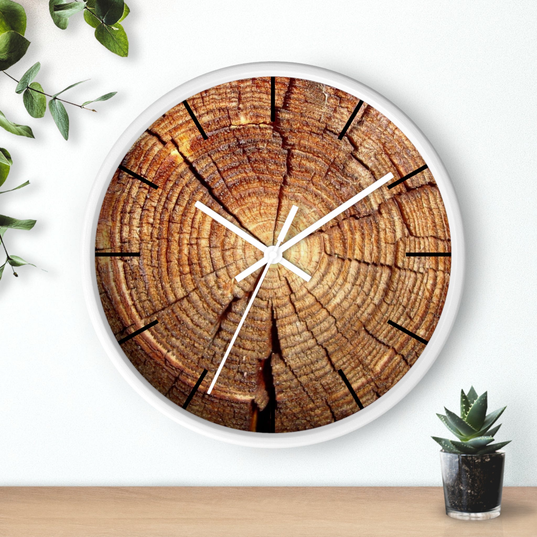 Wood Elegant Wall Clock, Home Decor, Wall Art, Modern Decor for Home, Office, and Living Room