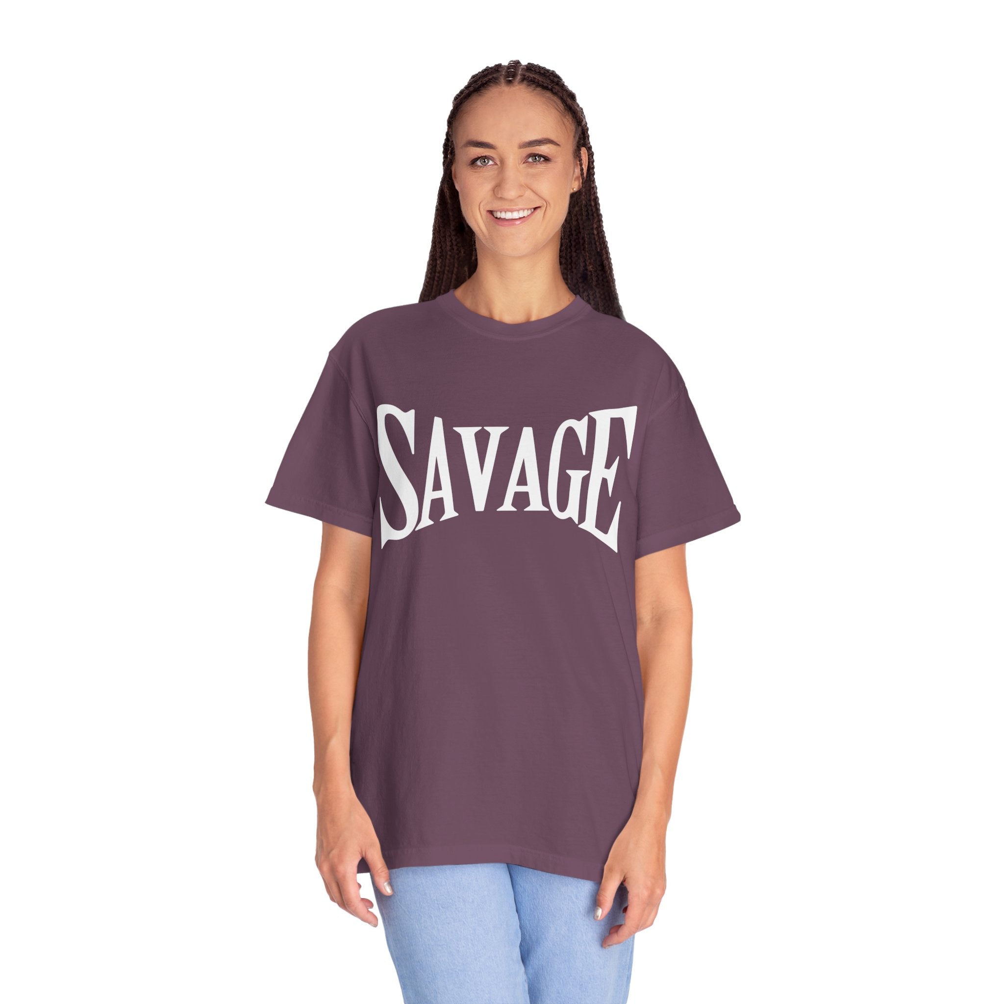 Savage, Graphic Design Unisex T-shirt, Casual Cotton Outwear, Gift for Him- Gift for Her, Stylish Tee, Cool Shirt, Trendy Apparel, Comfortable Top,