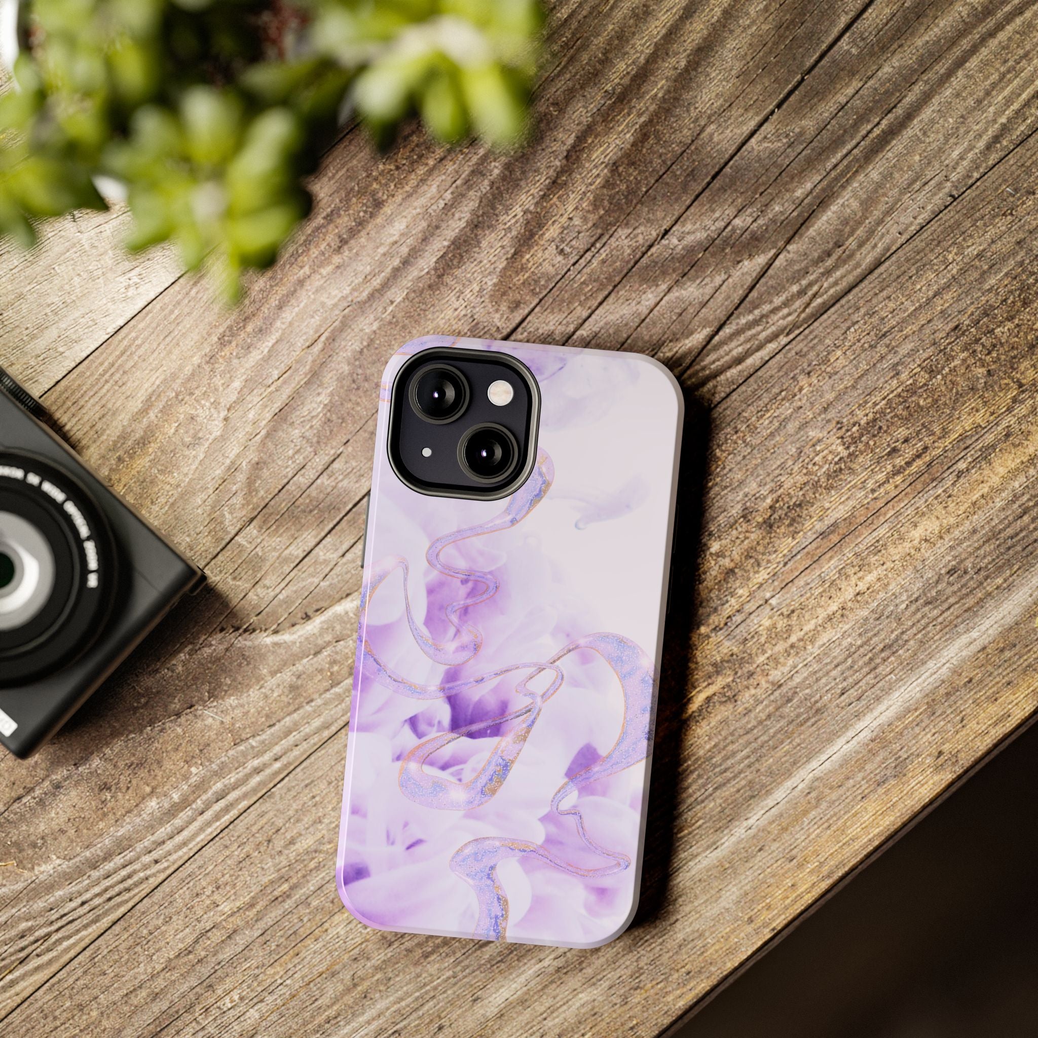 Abstract Purple Fluid Design, Elegant Phone Cases, Stylish Phone Covers, Chic Phone Protectors, Fashionable Case for Her, Trendy Smartphone Accessories