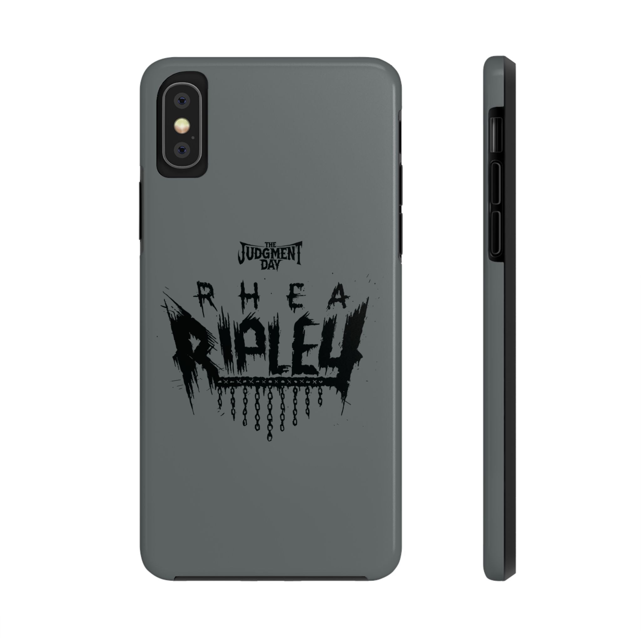 Rhea Ripley Black Graphic Design, iPhone and Samsung Case Cool Graphic Sports Fan Phone Case