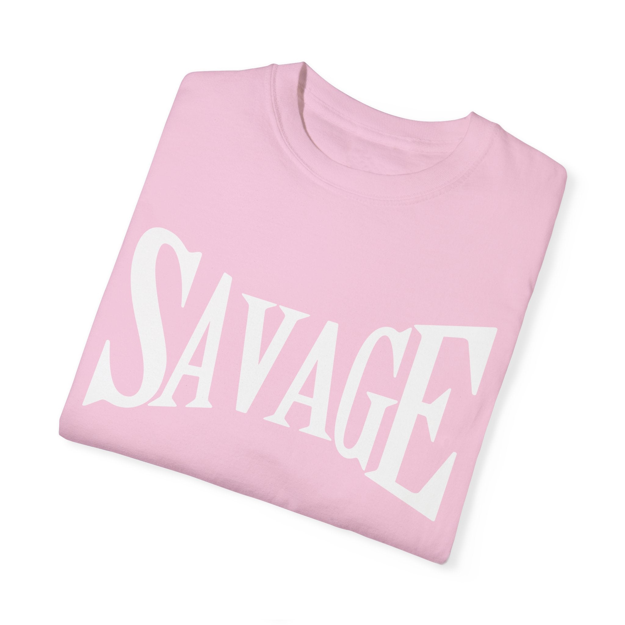 Savage, Graphic Design Unisex T-shirt, Casual Cotton Outwear, Gift for Him- Gift for Her, Stylish Tee, Cool Shirt, Trendy Apparel, Comfortable Top,