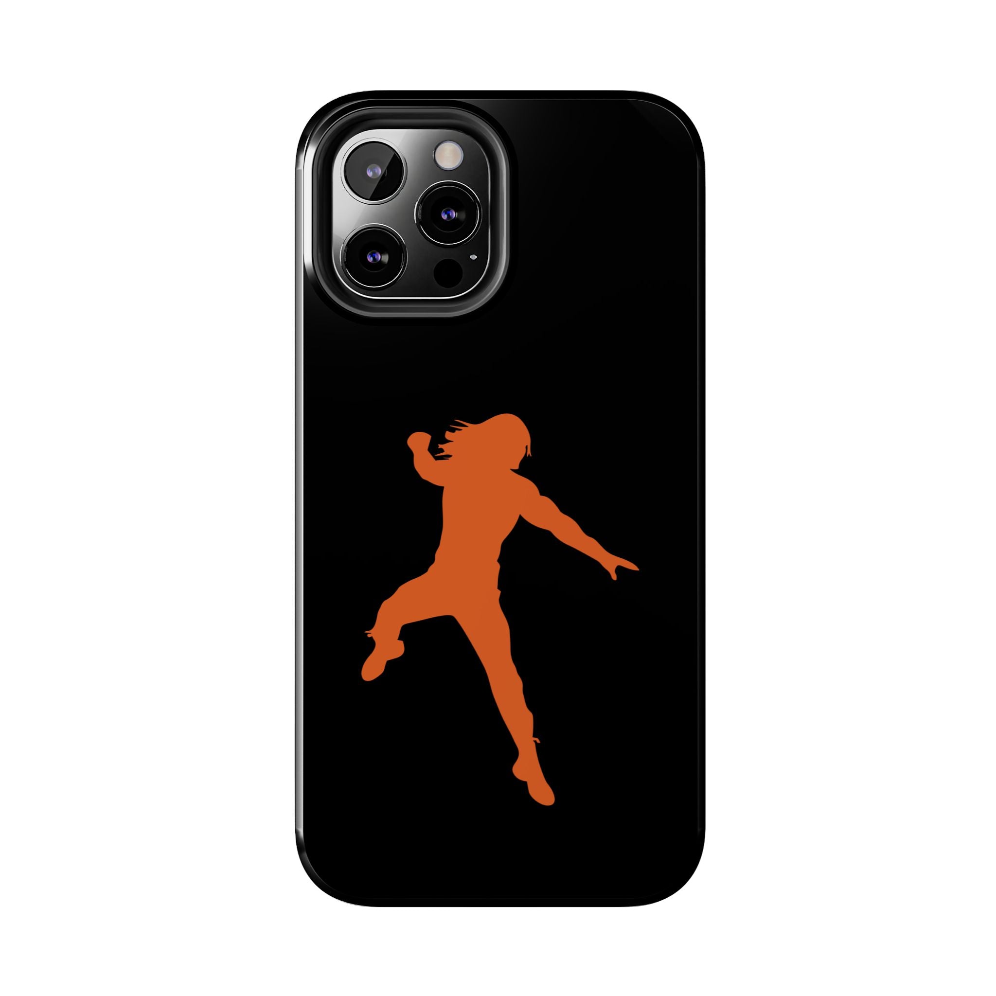 Roman Reigns Jump Orange Graphic Design, iPhone and Samsung Case Cool Graphic Sports Fan Phone Case