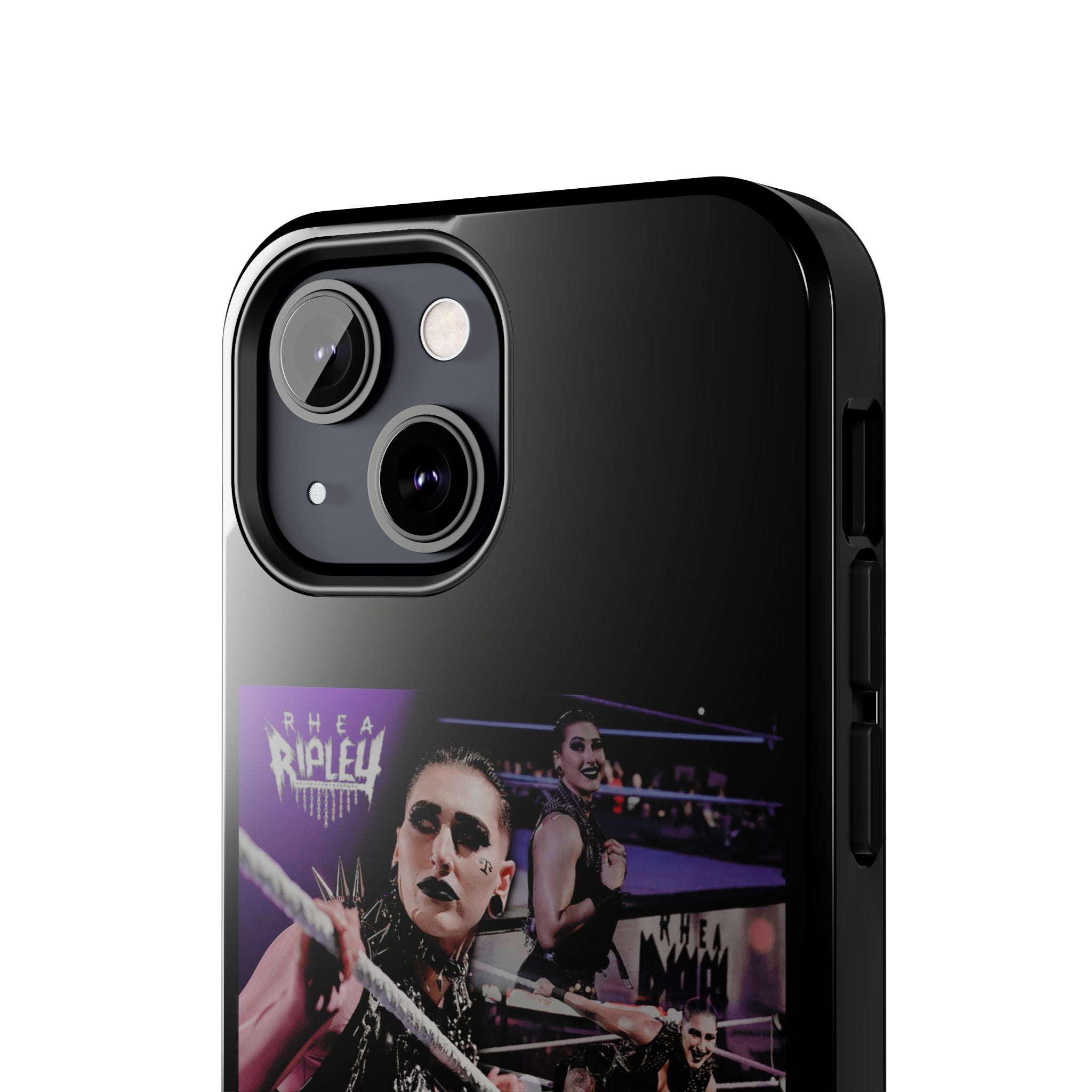 Rhea Ripley Wrap Graphic Portrait Design, iPhone and Samsung Case Cool Graphic Sports Fan Phone Case