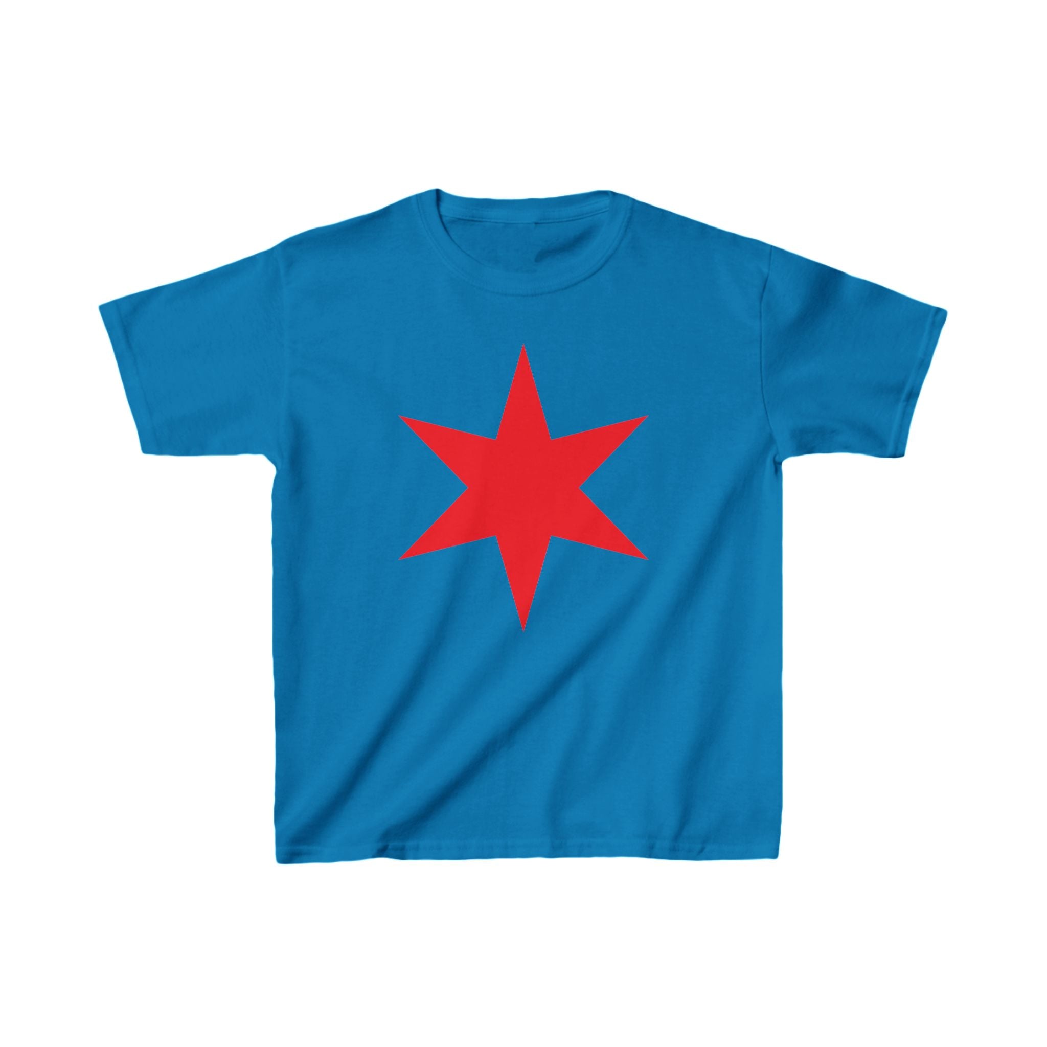 Chicago Star Shirt, Unisex Kids Shirt, Sports Fan T-Shirt, Best Gift for Kids,  Cotton Shirt for Kids, Graphic Kids Shirt