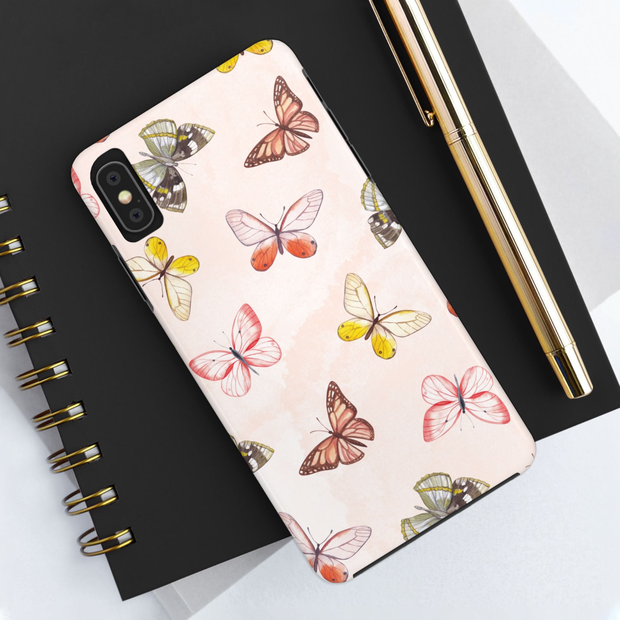 Pink Butterflies, Elegant Phone Cases, Stylish Phone Covers, Chic Phone Protectors, Fashionable Case for Her, Trendy Smartphone Accessories