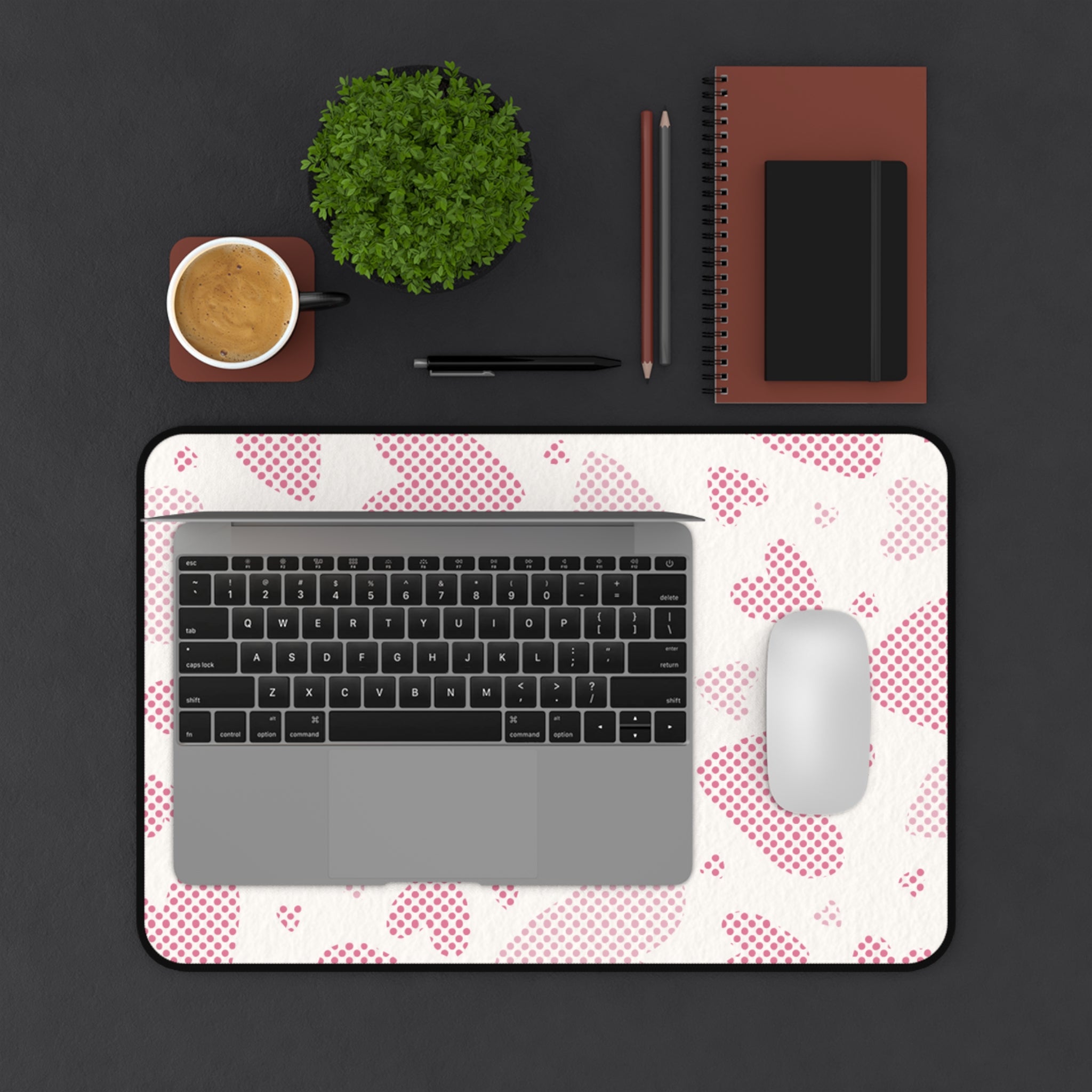 Love Zoom, Valentines Gift, Mouse Pad, Desk Matt for Desktop, Cute Desk Pad Mat, XXL Large Mouse Pad for Desk, Anti-Slip Big Mousepad with Stitched Edges, Keyboard Pad Mouse Mat for Computer