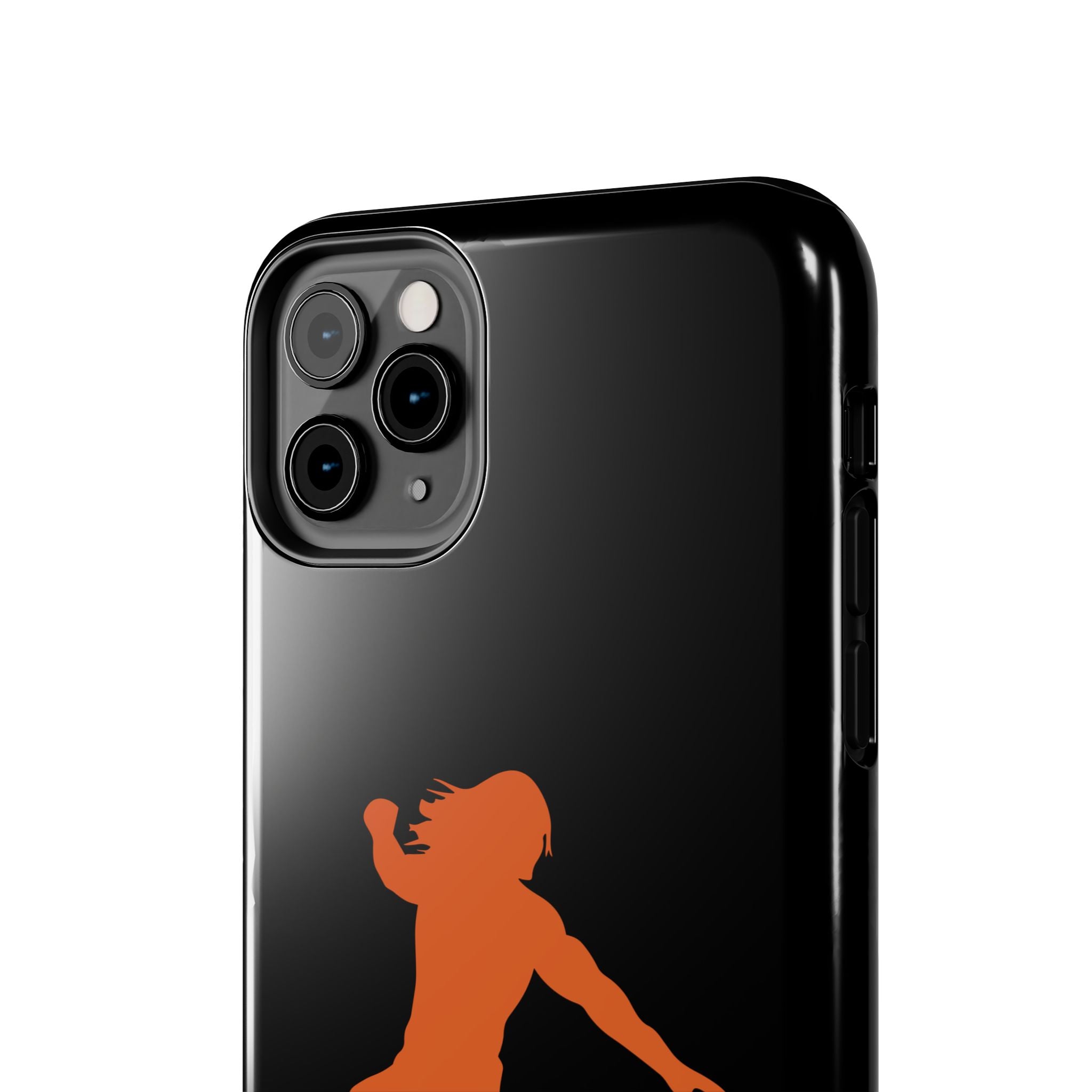 Roman Reigns Jump Orange Graphic Design, iPhone and Samsung Case Cool Graphic Sports Fan Phone Case