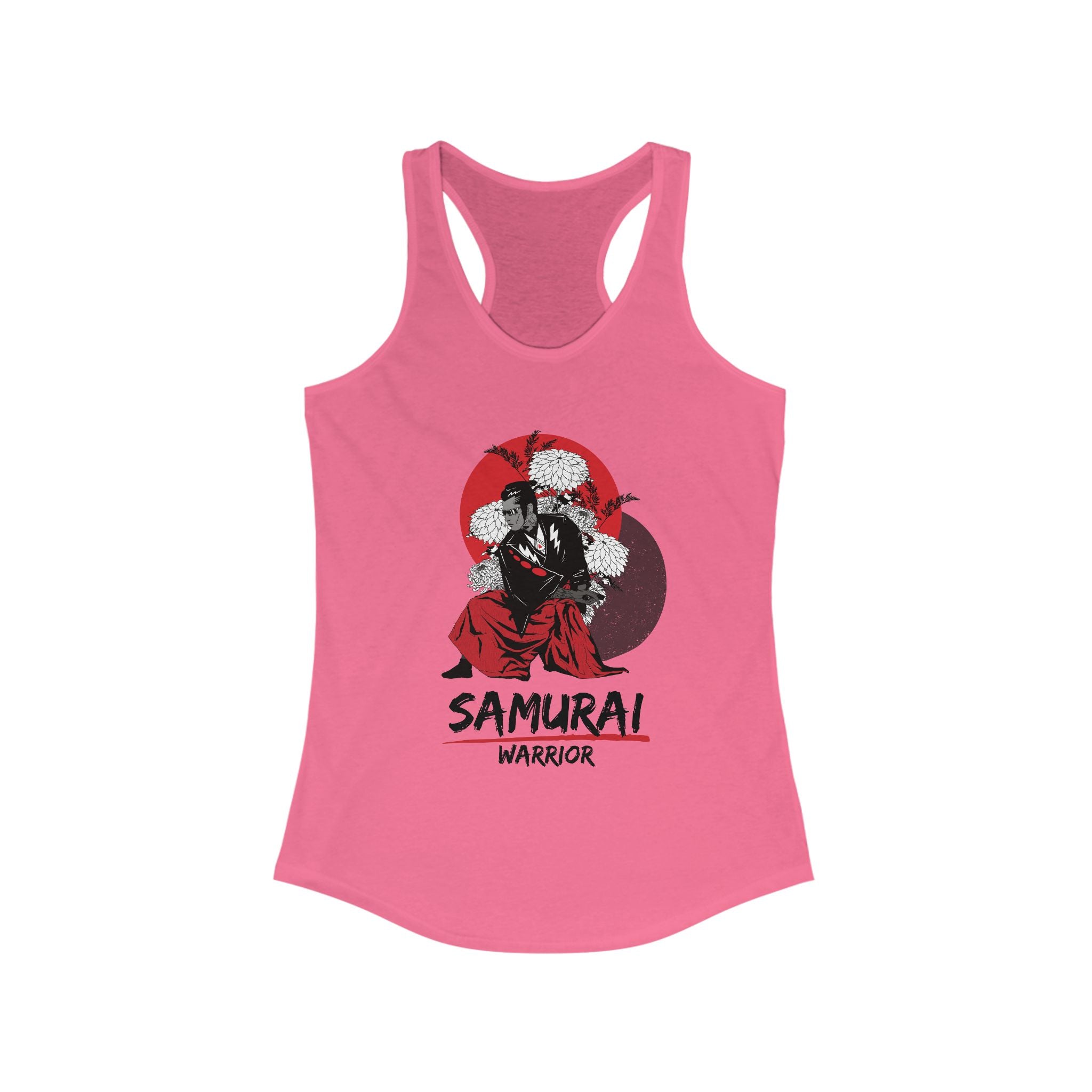 Workout Tank Tops for Women - Gym Exercise Athletic - Yoga Tops Racerback Sports Shirts - Warrior - Shirt Print