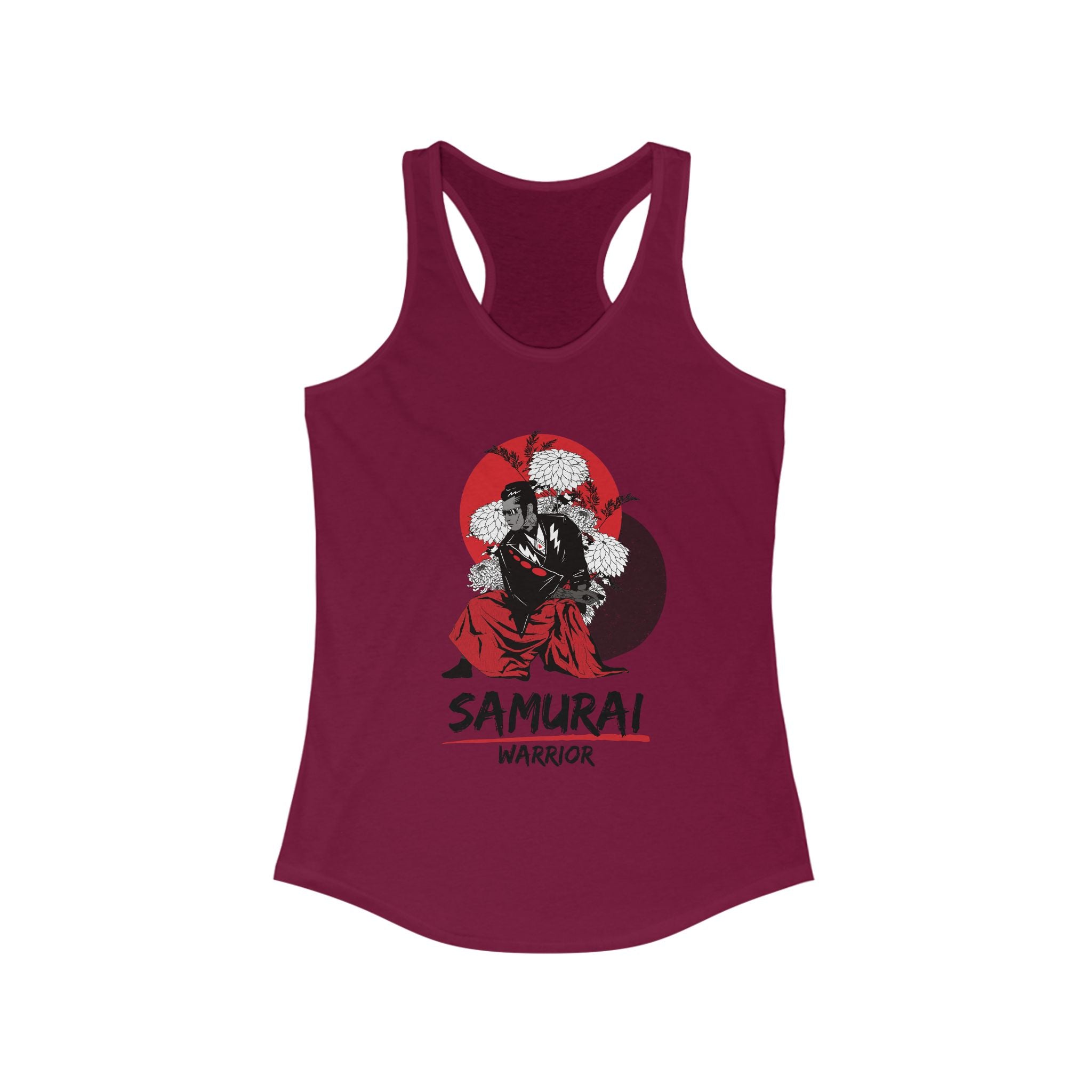 Workout Tank Tops for Women - Gym Exercise Athletic - Yoga Tops Racerback Sports Shirts - Warrior - Shirt Print