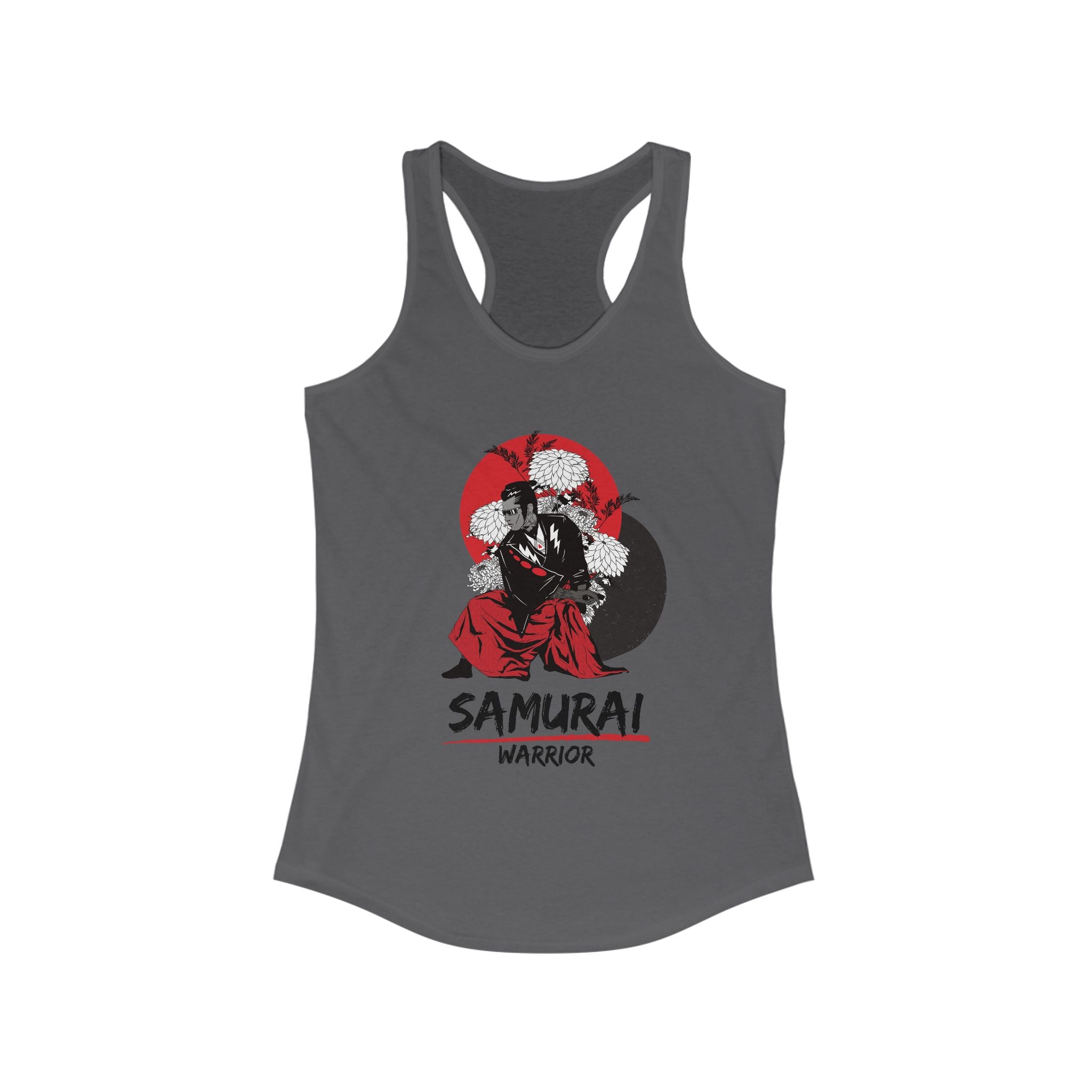 Workout Tank Tops for Women - Gym Exercise Athletic - Yoga Tops Racerback Sports Shirts - Warrior - Shirt Print