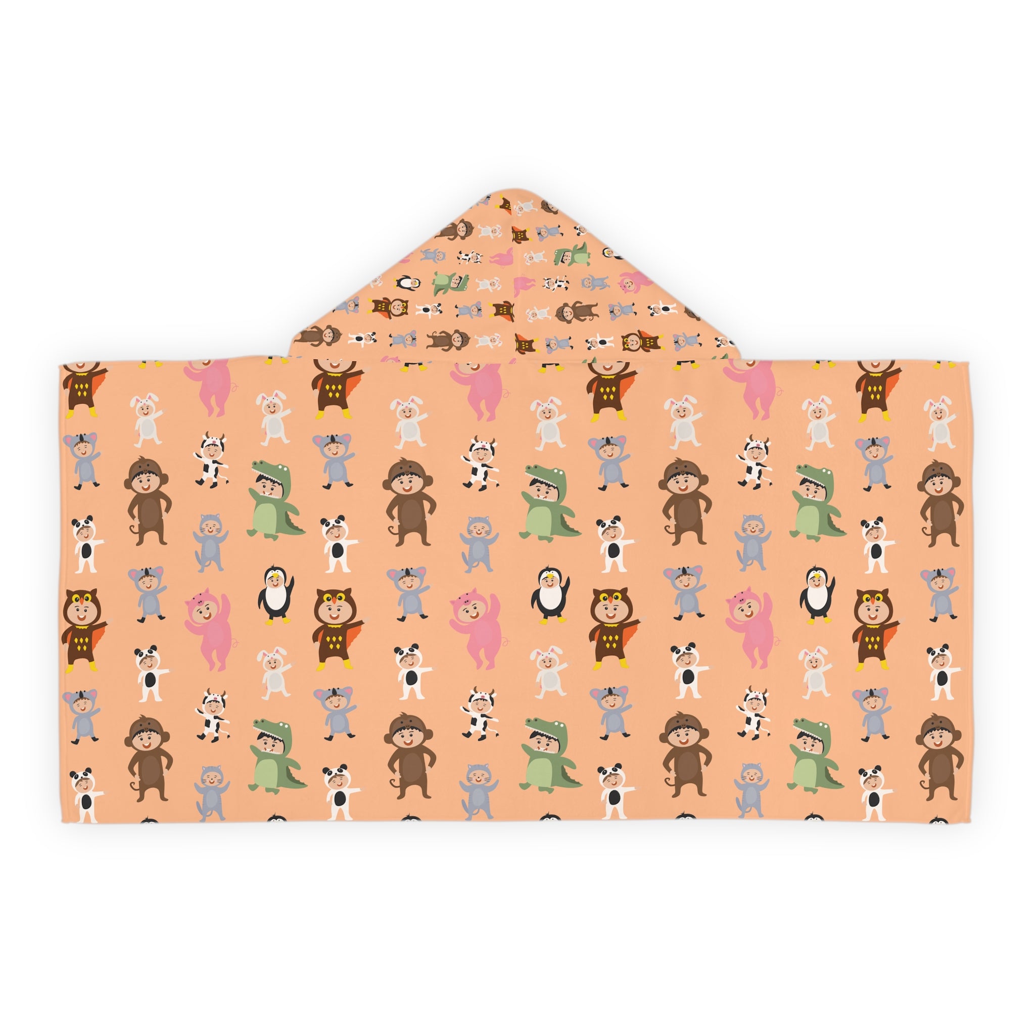 Animal Costume Design Hooded Towel, Cute Designs - Youth Hooded Towel