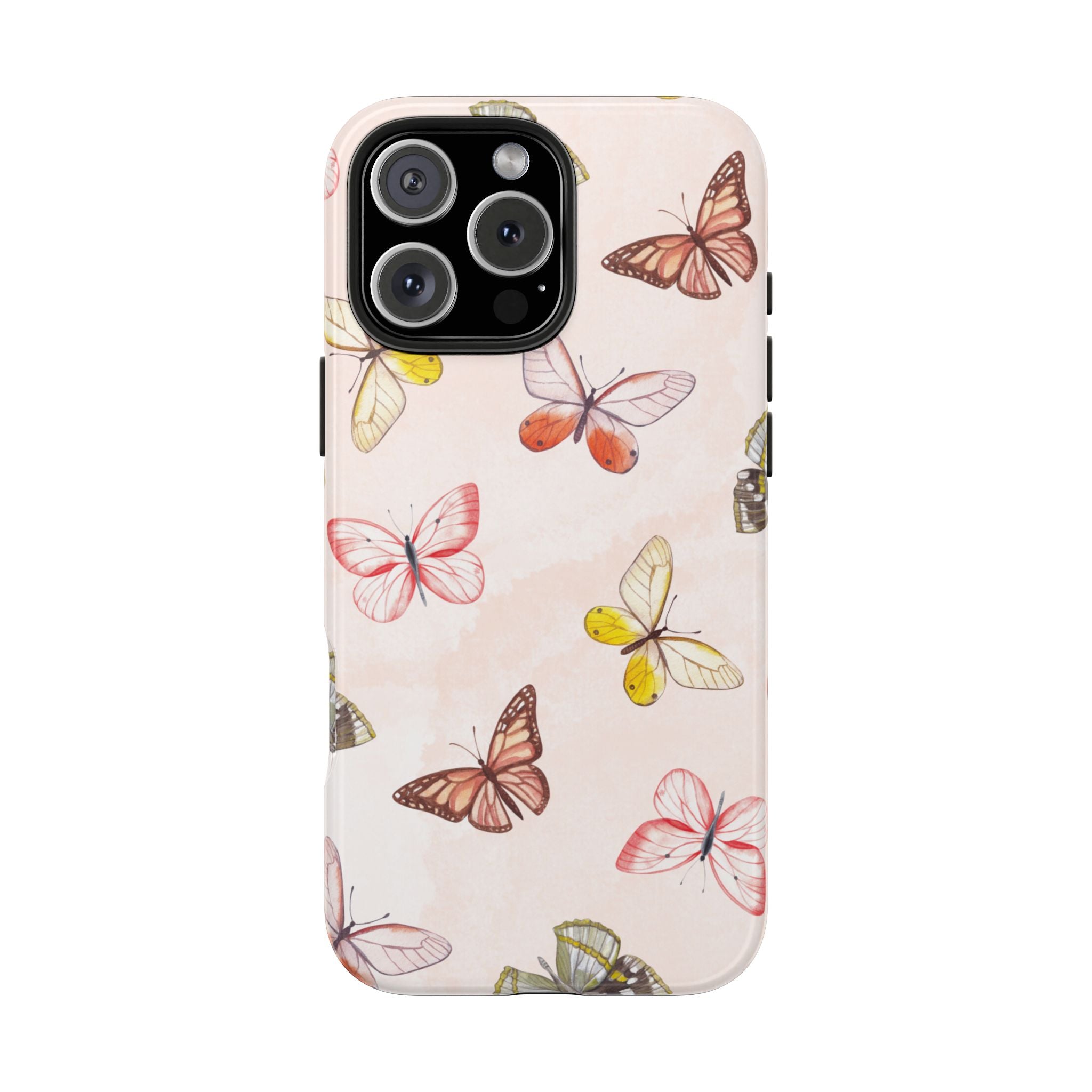 Pink Butterflies, Elegant Phone Cases, Stylish Phone Covers, Chic Phone Protectors, Fashionable Case for Her, Trendy Smartphone Accessories