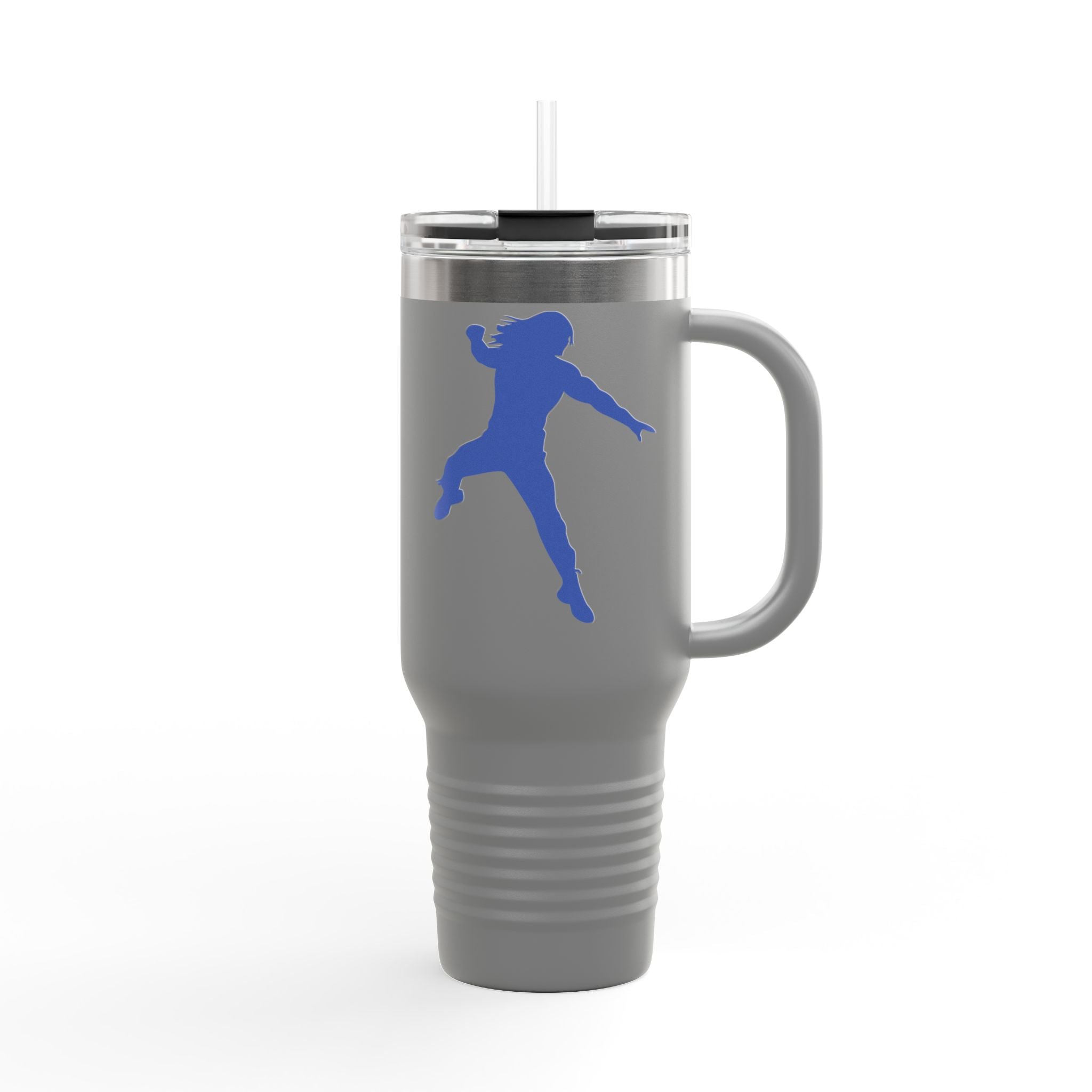 Roman Reigns Jump Blue Graphic Design,  Insulated Travel Mug, Gift for Her Gift for Him - 40oz, Gift for Her, Gift for Him