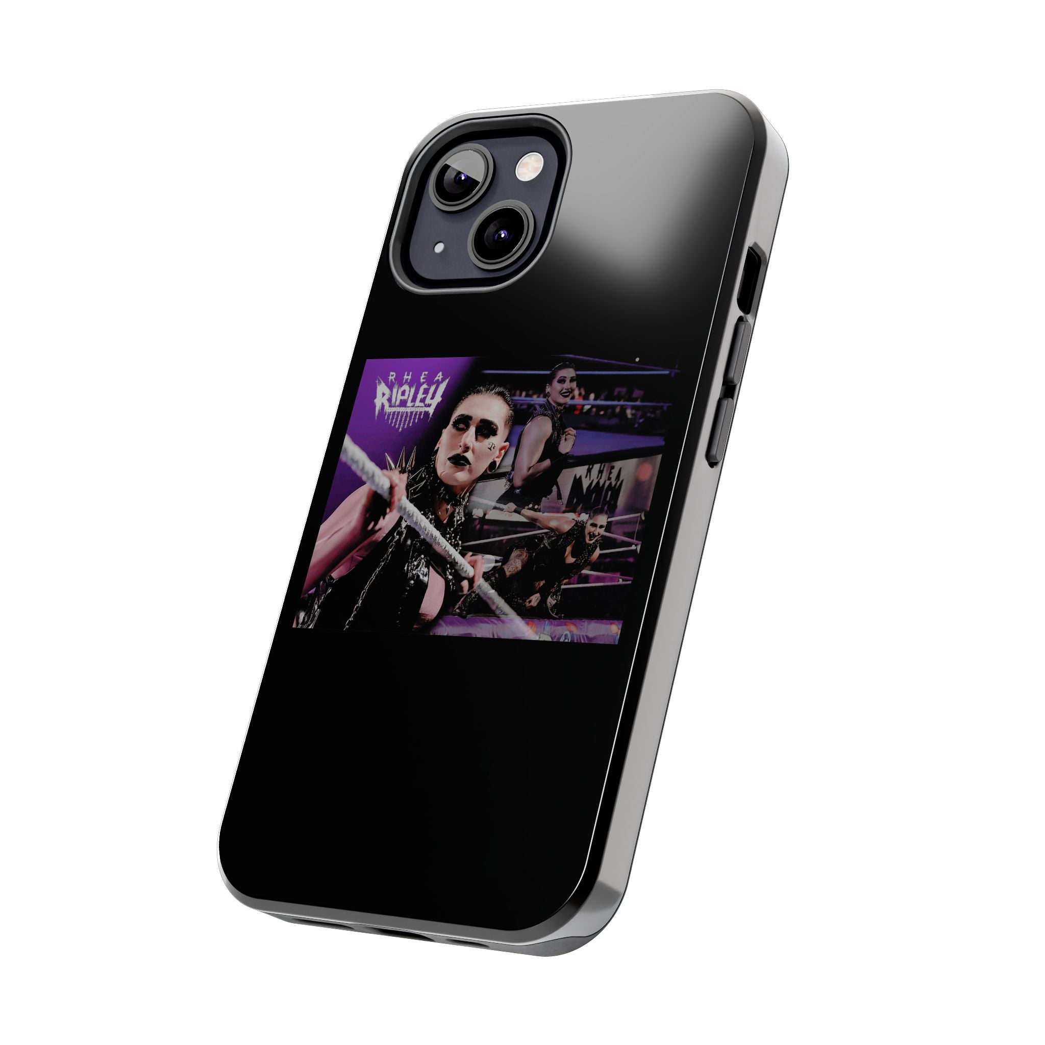 Rhea Ripley Wrap Graphic Portrait Design, iPhone and Samsung Case Cool Graphic Sports Fan Phone Case