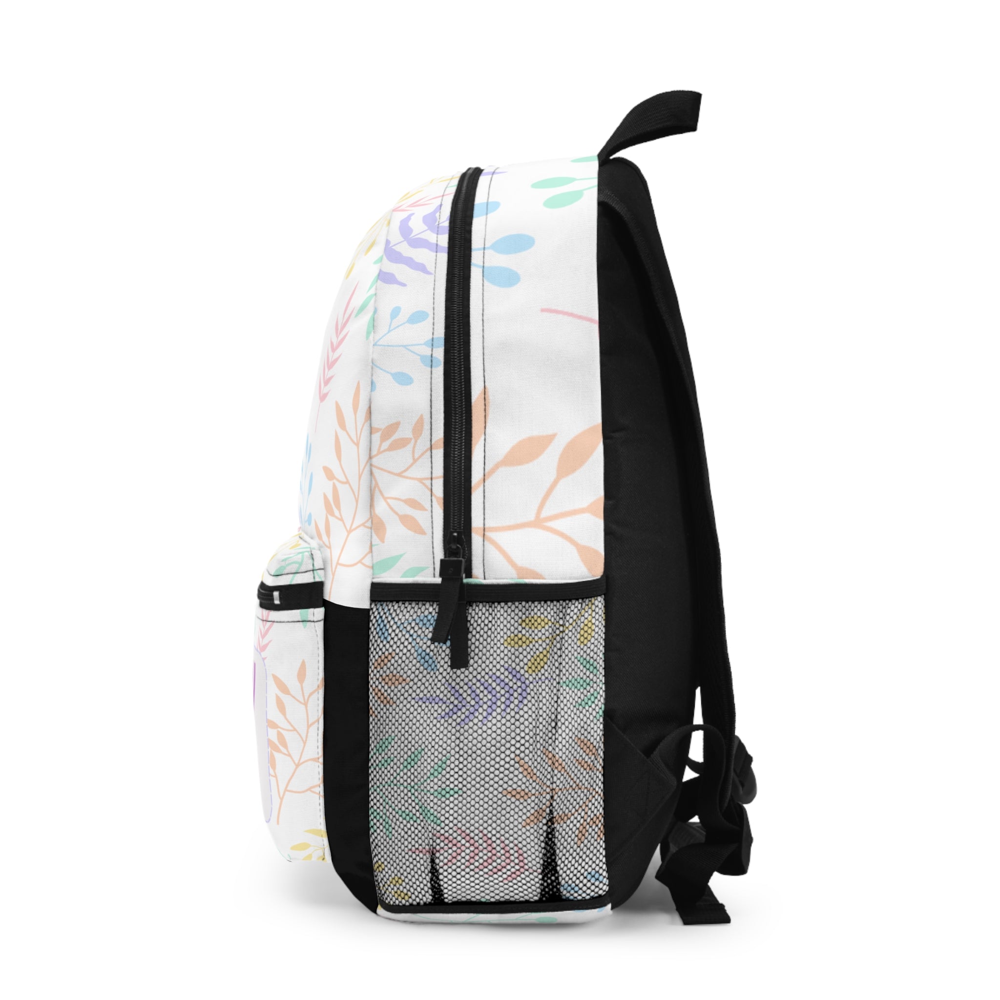 Leaves Pattern Design Backpack - Multiple Organizational Compartments - Great for Work and Travel, Ideal as a backpack for women or men