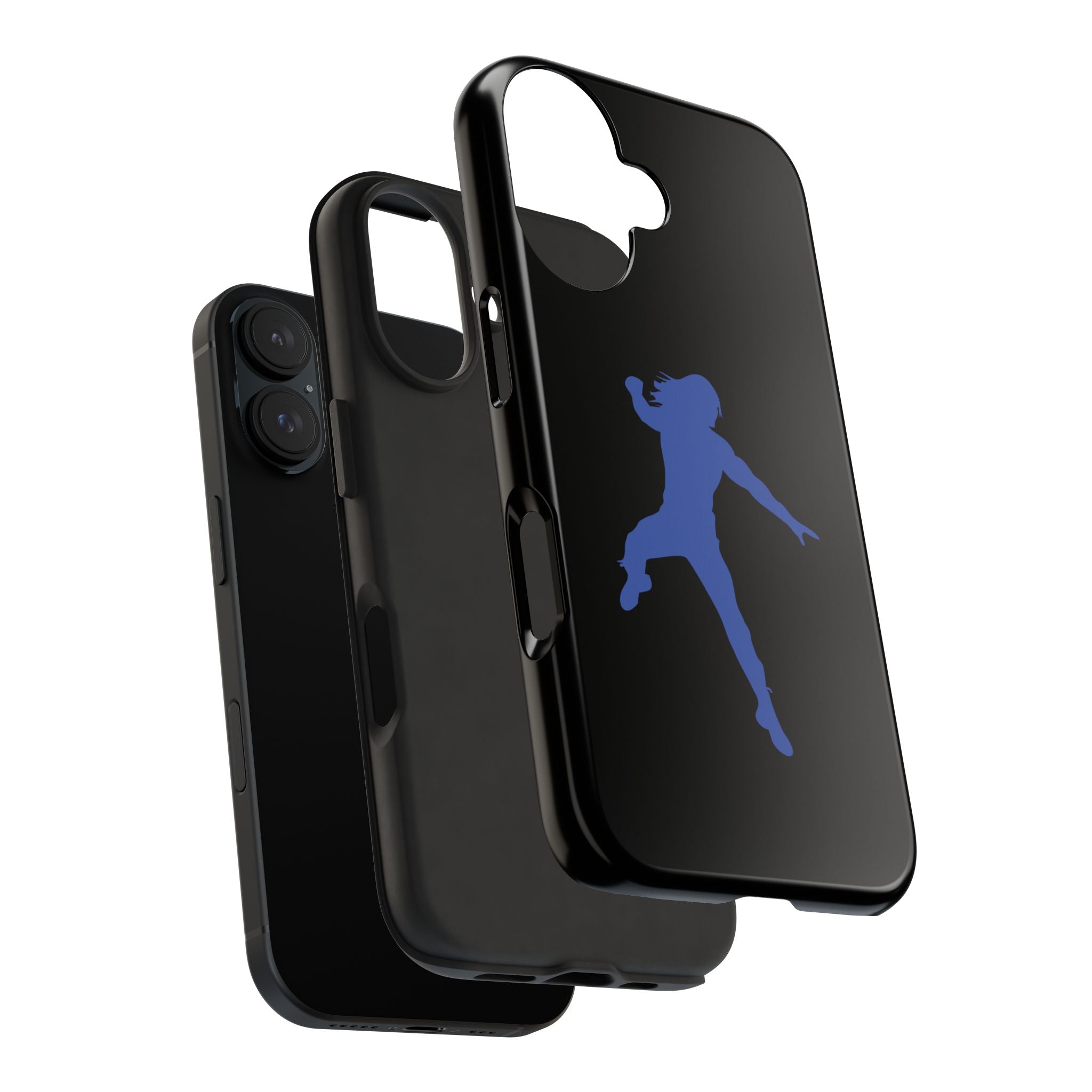 Roman Reigns Jump Blue Graphic Design, iPhone and Samsung Case Cool Graphic Sports Fan Phone Case