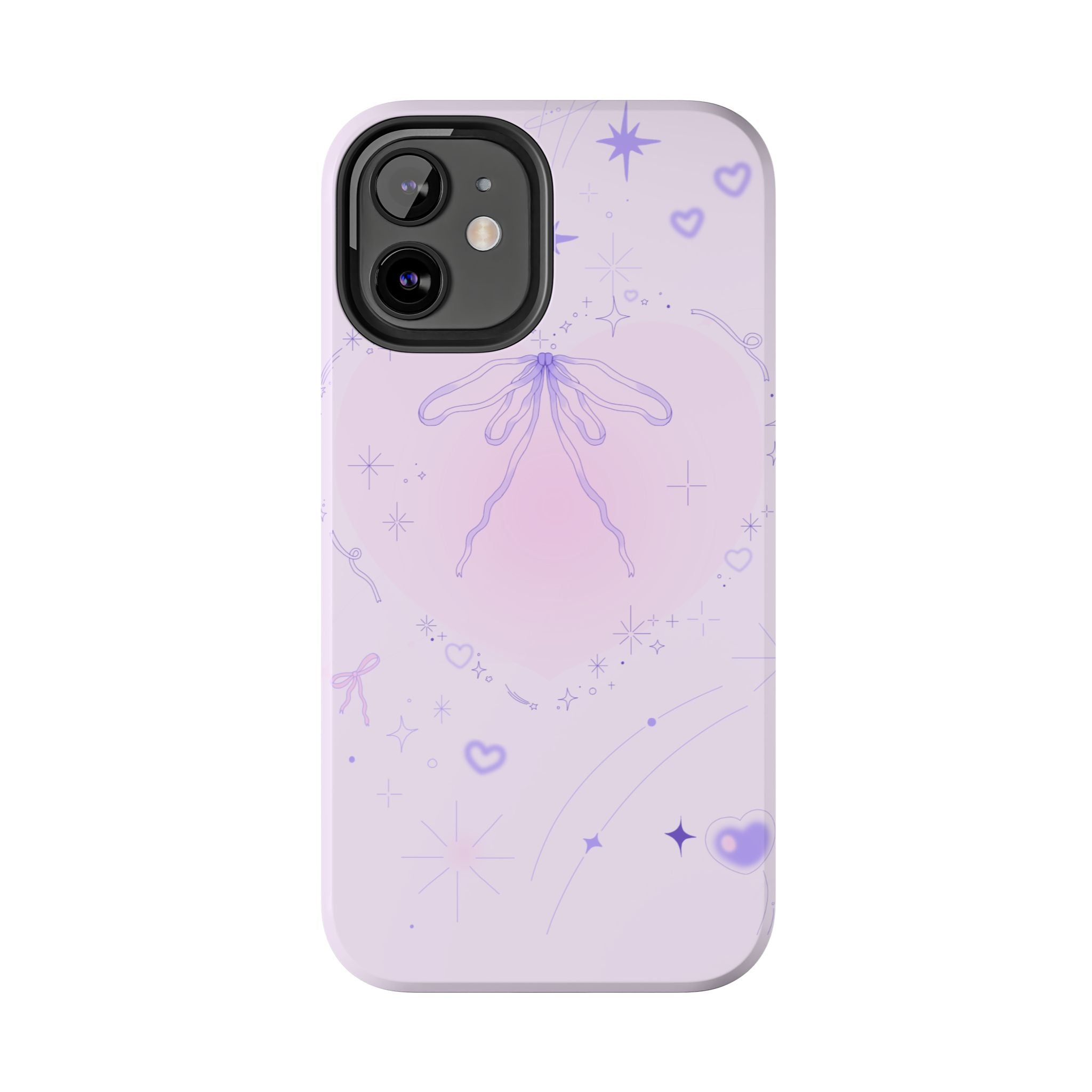 Pink Purple Delicate Fine Line Design, Elegant Phone Cases, Stylish Phone Covers, Chic Phone Protectors, Fashionable Case for Her, Trendy Smartphone Accessories