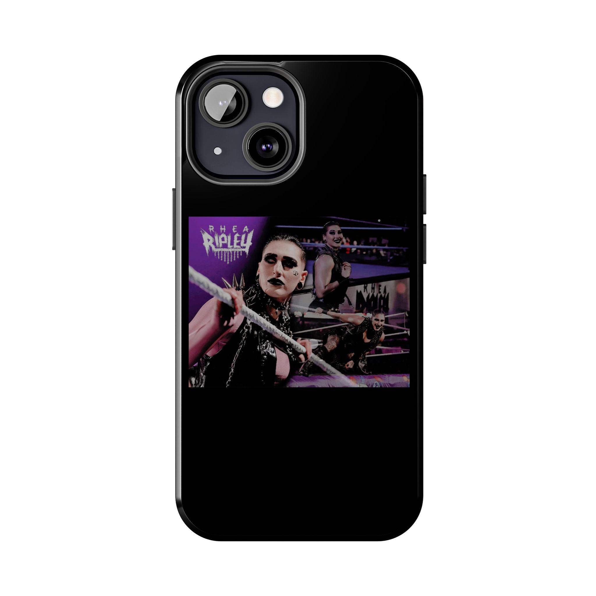 Rhea Ripley Wrap Graphic Portrait Design, iPhone and Samsung Case Cool Graphic Sports Fan Phone Case